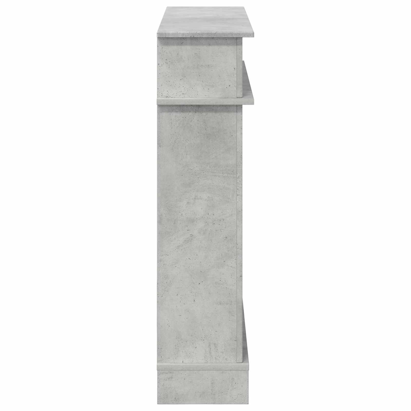Haardomlijsting Betongrijs 102 x 26 x 100 cm Bewerkt hout is nu te koop bij PeponiXL, paradijselijk wonen!
