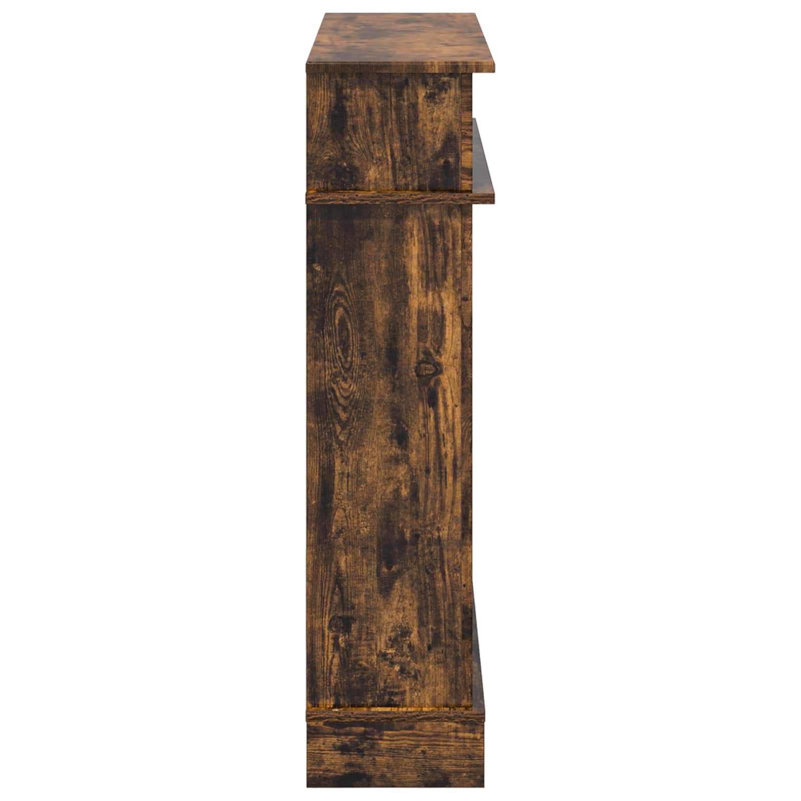 Haardomlijsting Gerookt eiken 102 x 26 x 100 cm Bewerkt hout is nu te koop bij PeponiXL, paradijselijk wonen!