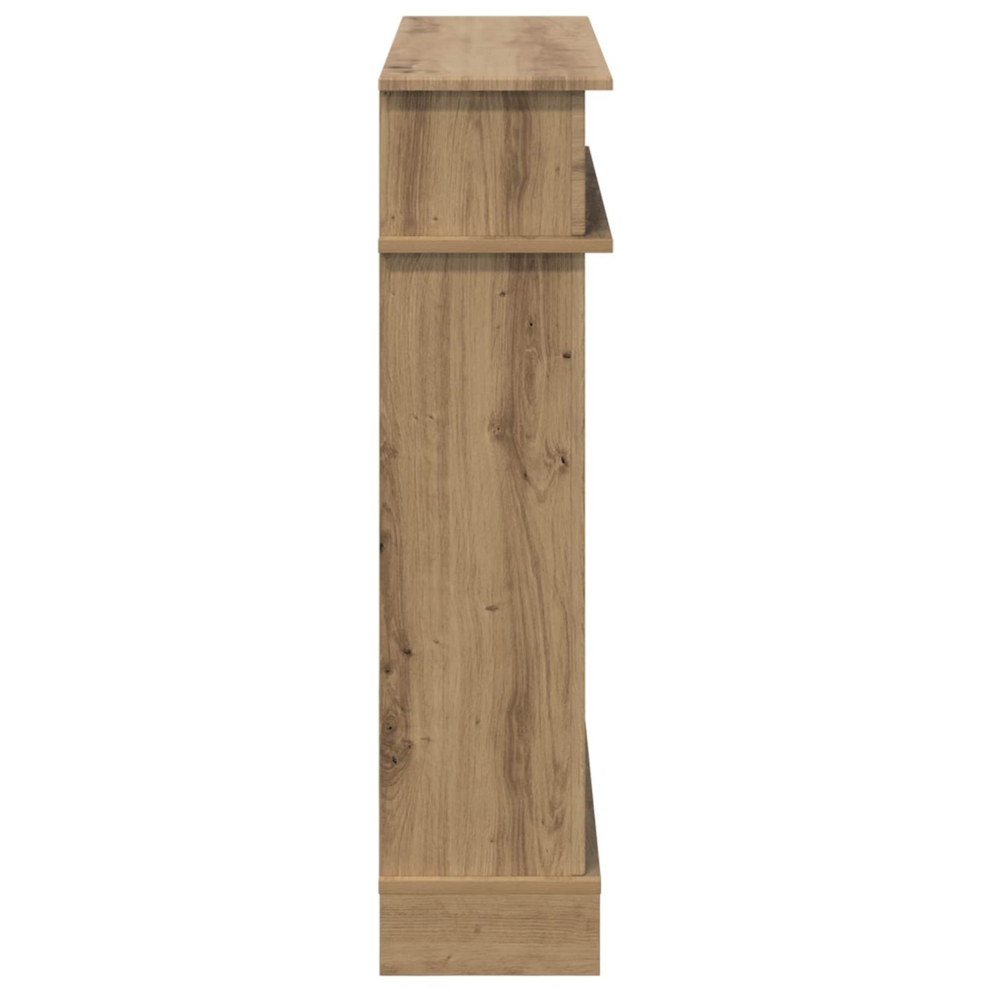 Haardomlijsting Artisanaal eiken 102 x 26 x 100 cm Bewerkt hout is nu te koop bij PeponiXL, paradijselijk wonen!