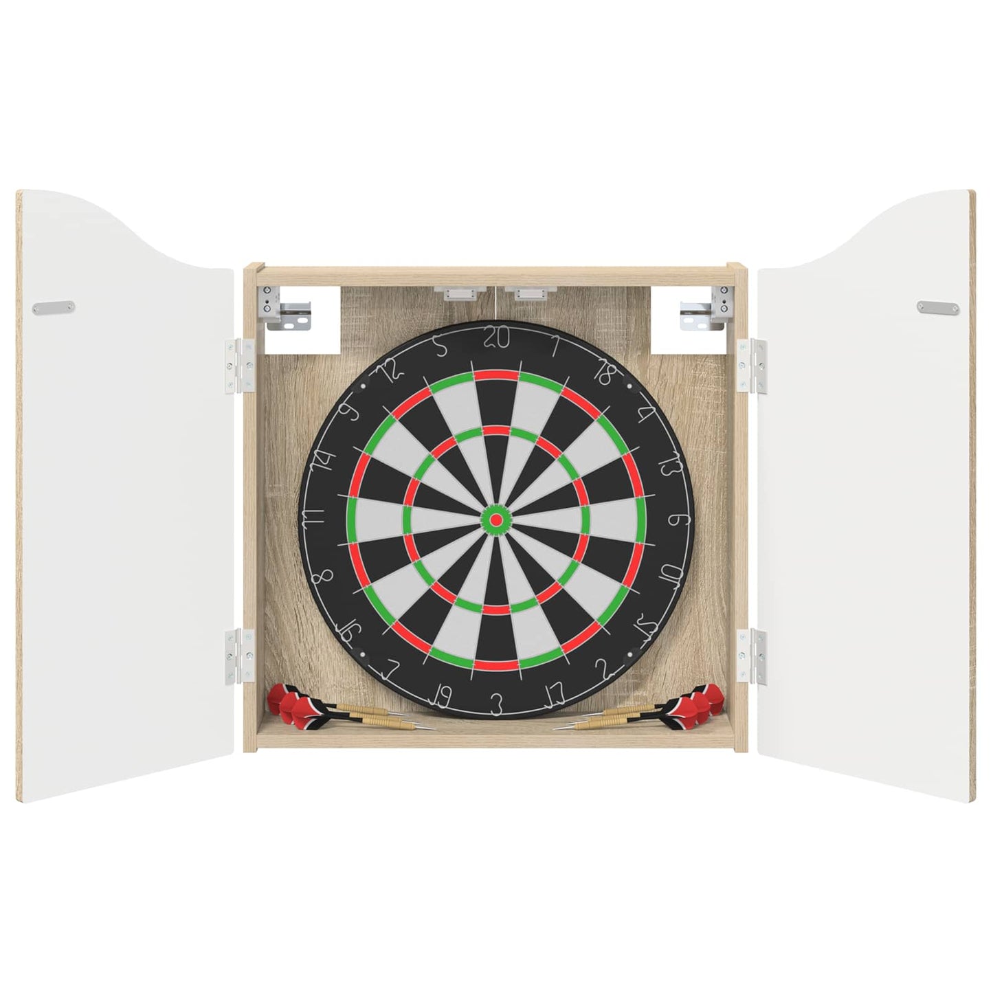 Dartbord Kabinet Sonoma Eiken 56 x 12 x 63 cm Bewerkt hout is nu te koop bij PeponiXL, paradijselijk wonen!