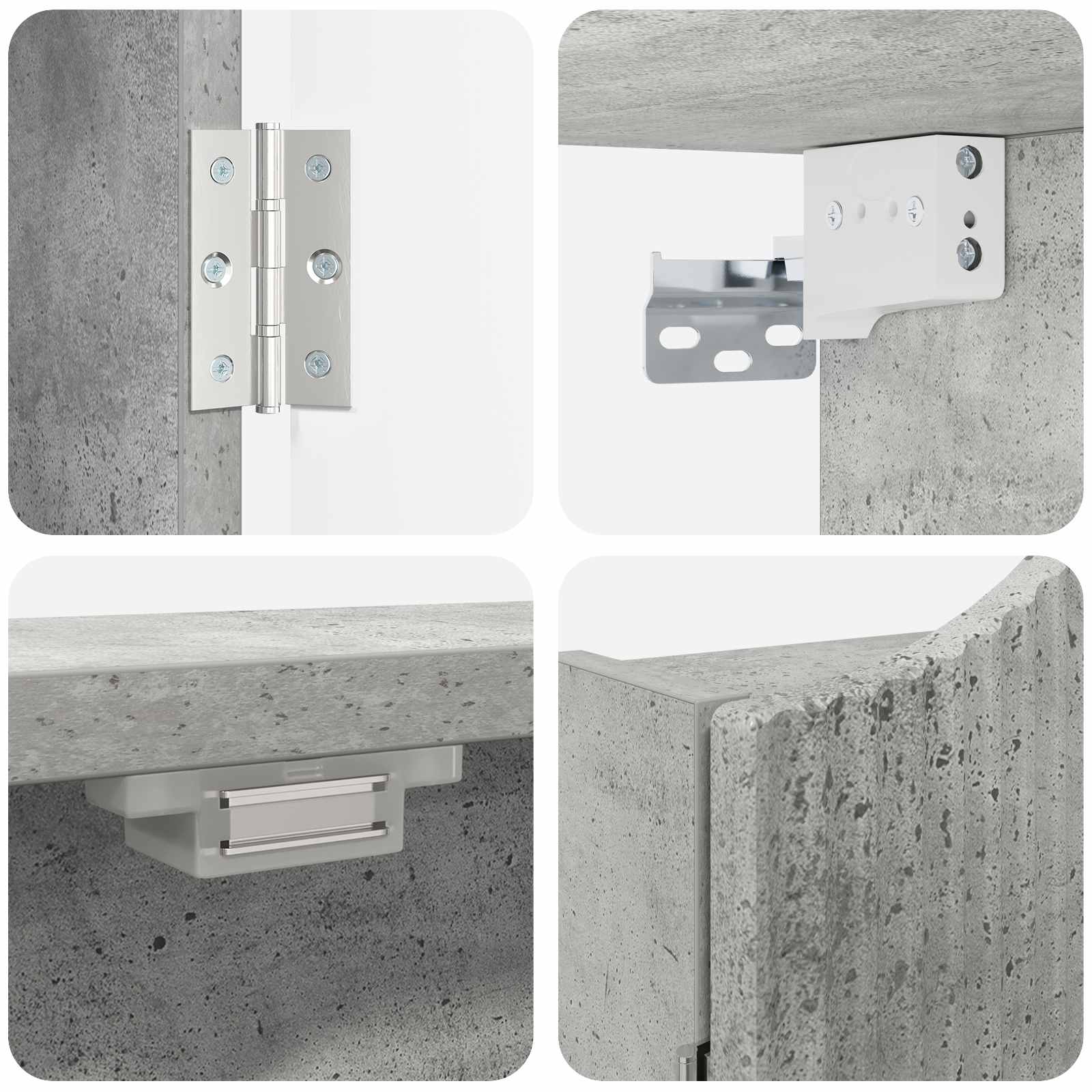 Dartbord Kabinet Betongrijs 56 x 12 x 63 cm Bewerkt hout is nu te koop bij PeponiXL, paradijselijk wonen!