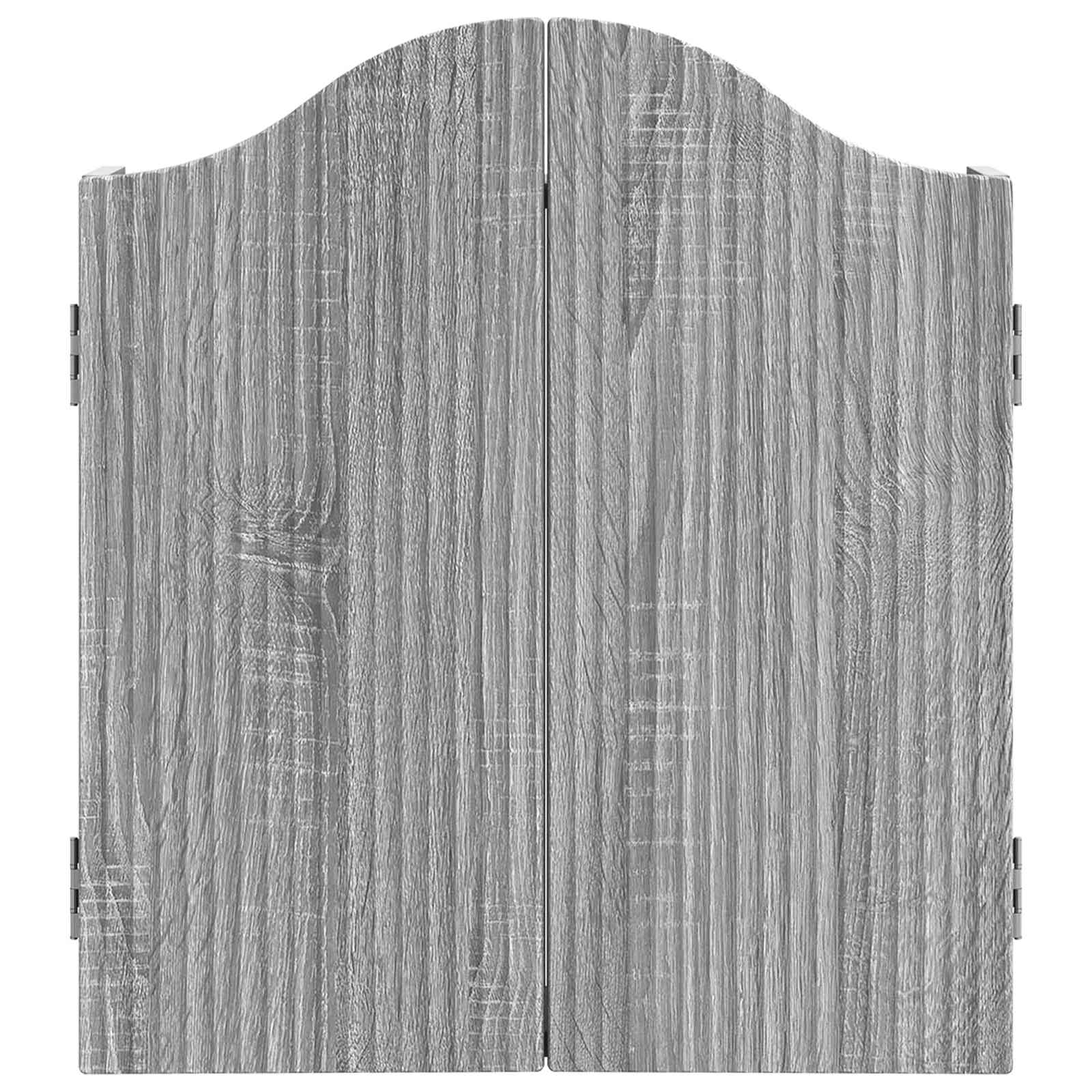 Dartbord Kabinet Grijs Sonoma 56 x 12 x 63 cm Bewerkt hout is nu te koop bij PeponiXL, paradijselijk wonen!