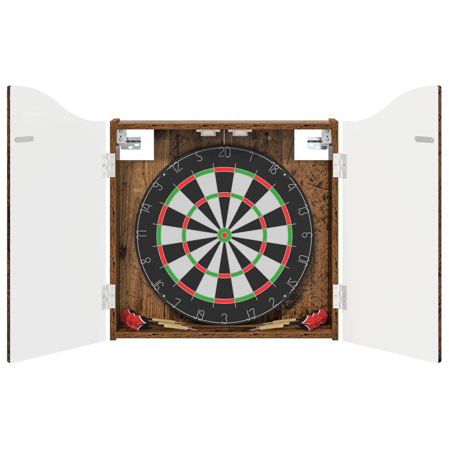 Dartbord Kabinet Oud hout 56 x 12 x 63 cm Bewerkt hout is nu te koop bij PeponiXL, paradijselijk wonen!