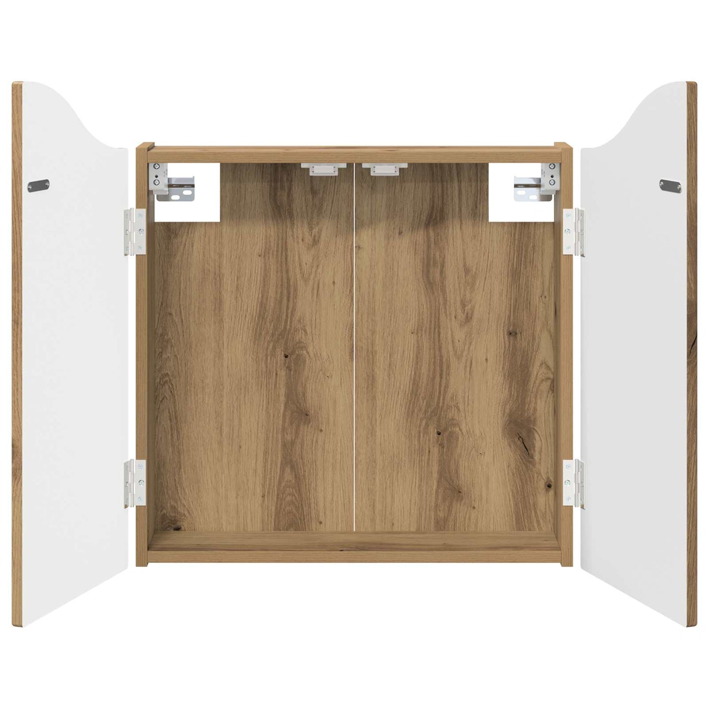 Dartbord Kabinet Artisanaal eiken 56 x 12 x 63 cm Bewerkt hout is nu te koop bij PeponiXL, paradijselijk wonen!