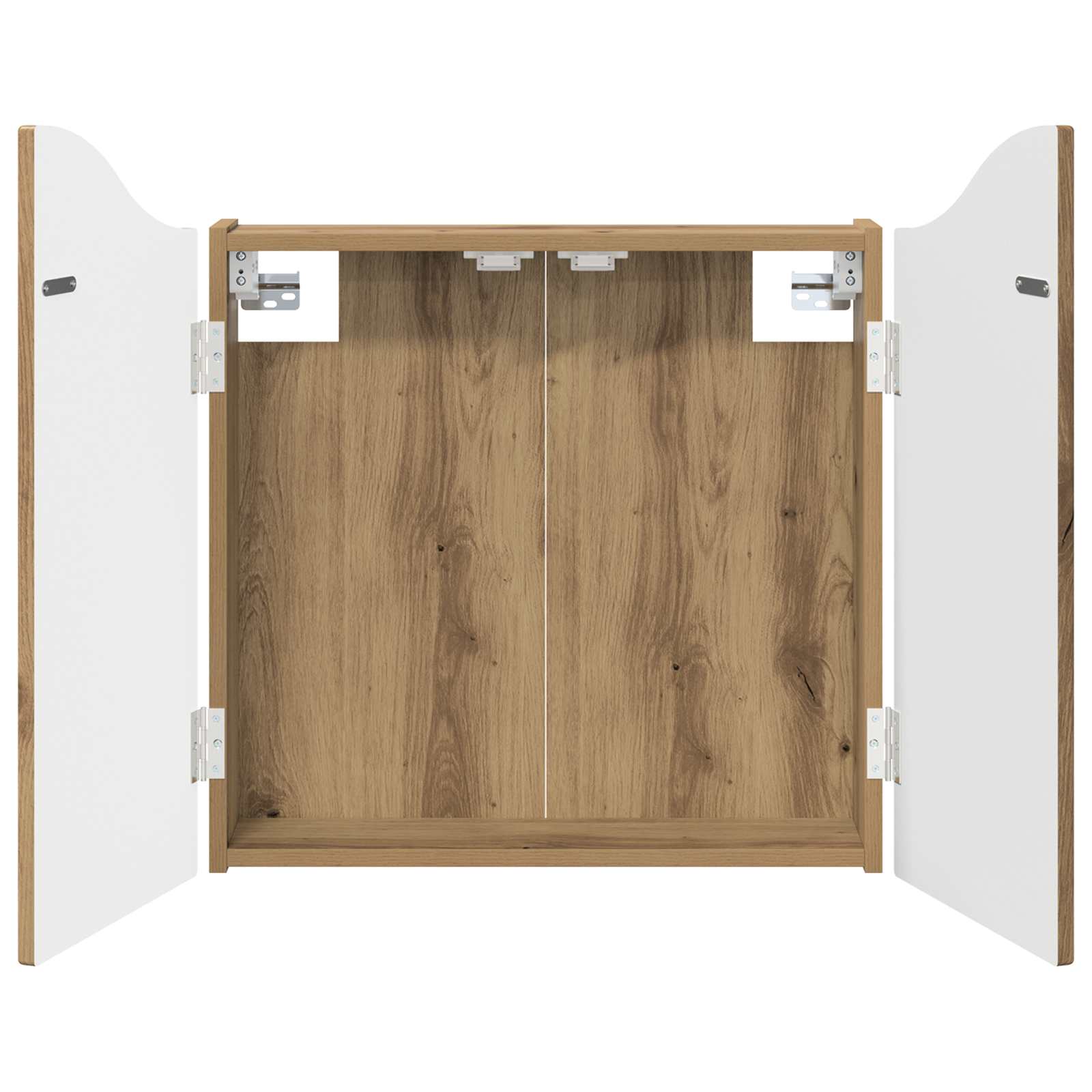 Dartbord Kabinet Artisanaal eiken 56 x 12 x 63 cm Bewerkt hout is nu te koop bij PeponiXL, paradijselijk wonen!