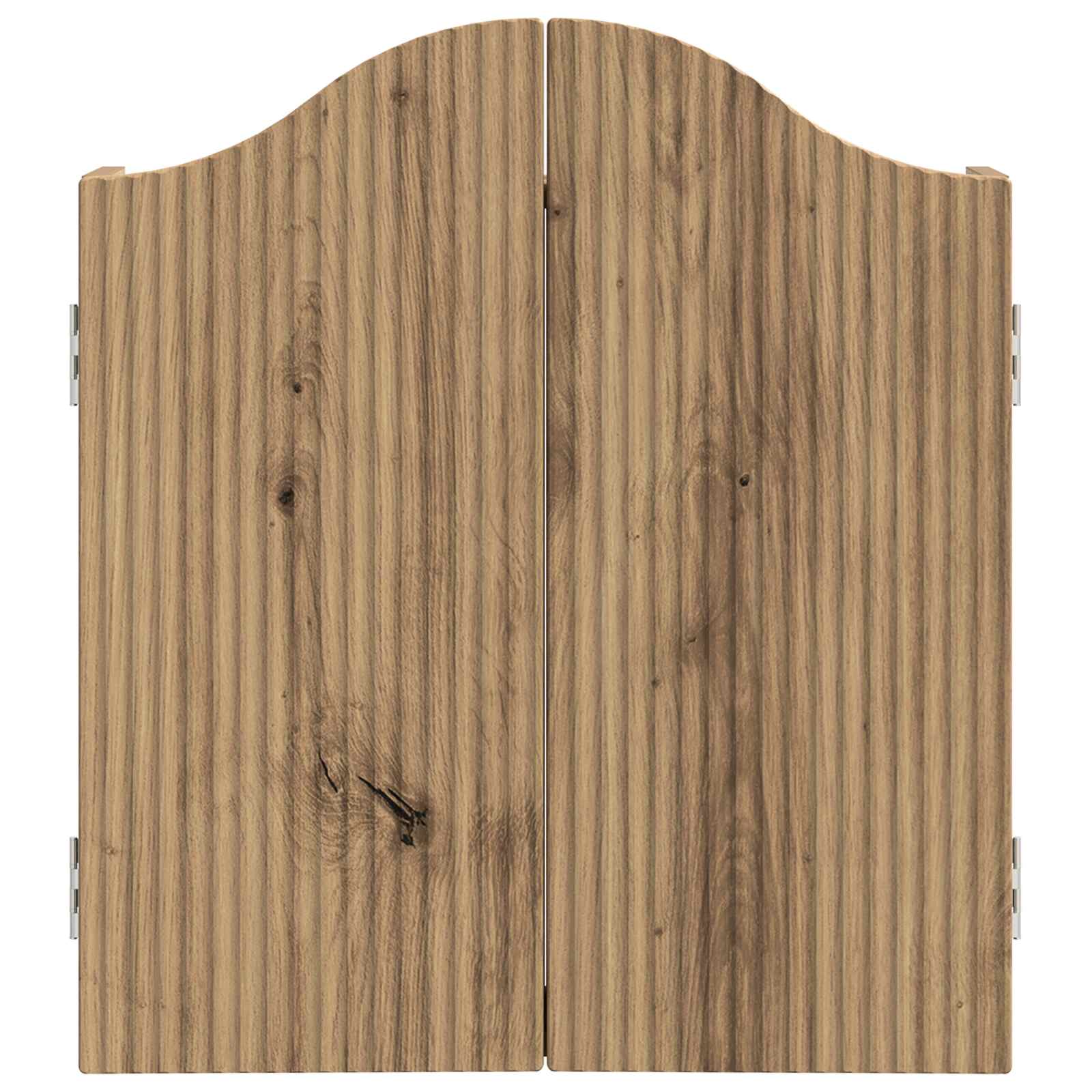 Dartbord Kabinet Artisanaal eiken 56 x 12 x 63 cm Bewerkt hout is nu te koop bij PeponiXL, paradijselijk wonen!