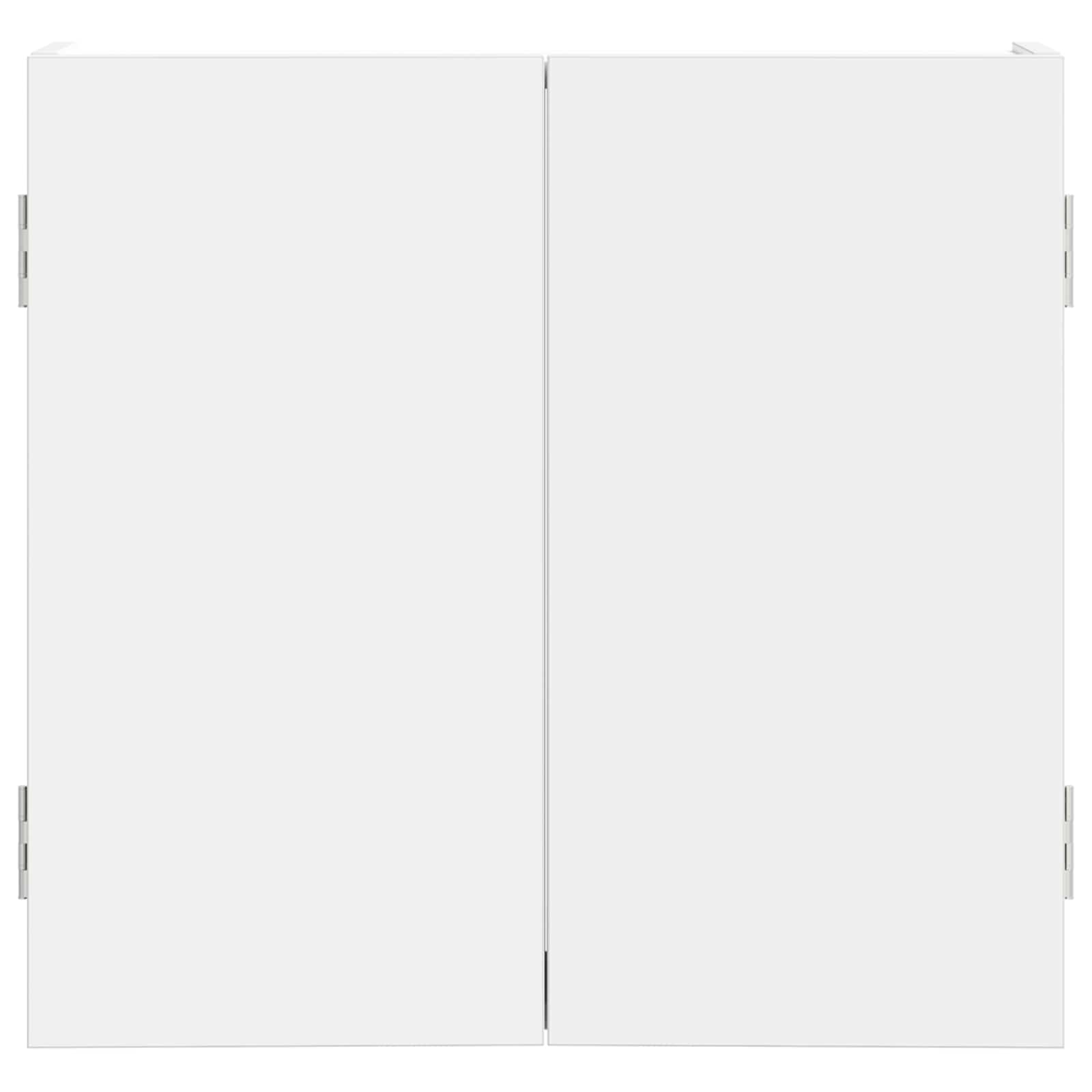 Dartbord Kabinet Wit 56 x 12 x 53,5 cm Bewerkt hout is nu te koop bij PeponiXL, paradijselijk wonen!