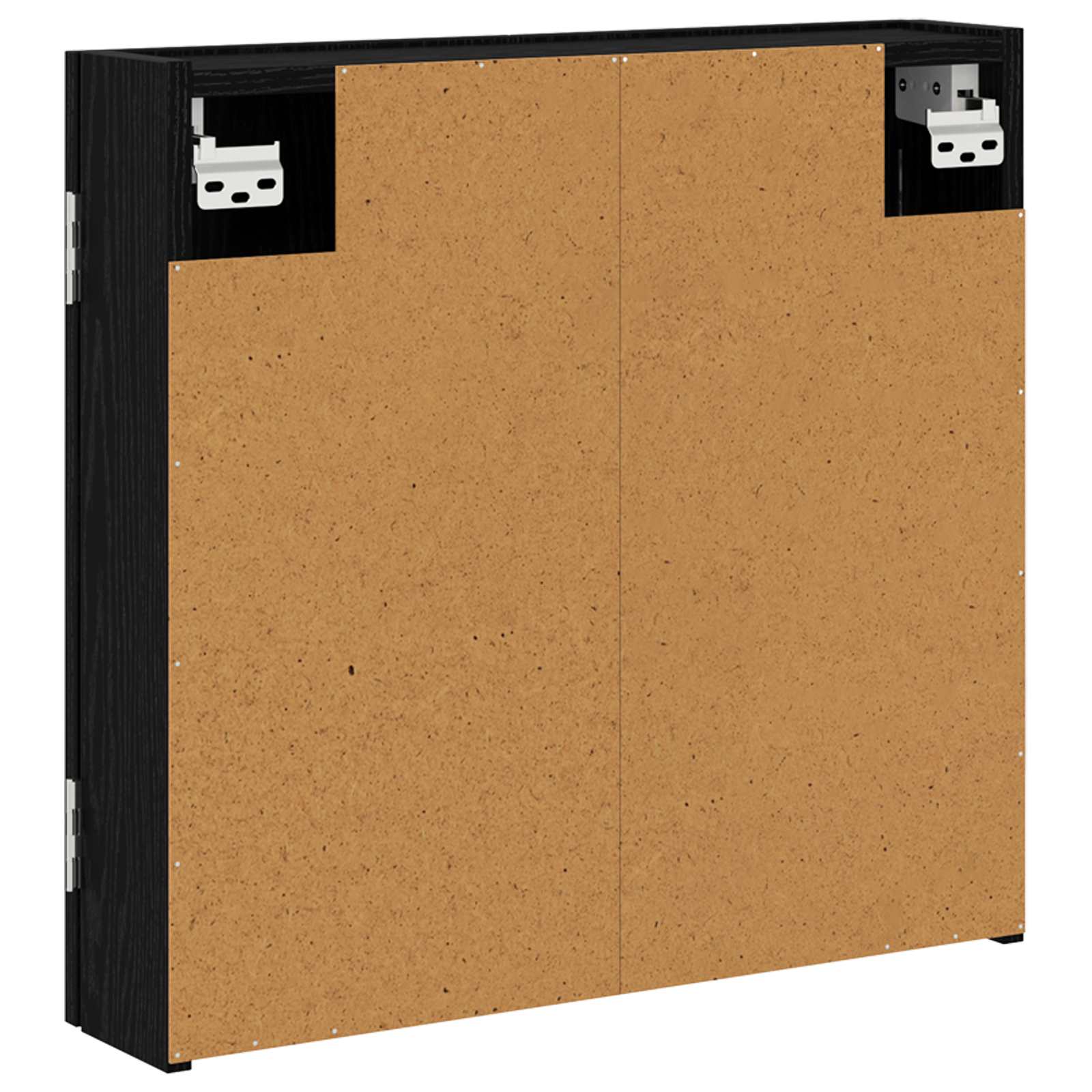 Dartbord Kabinet Zwart eiken 56 x 12 x 53,5 cm Bewerkt hout is nu te koop bij PeponiXL, paradijselijk wonen!