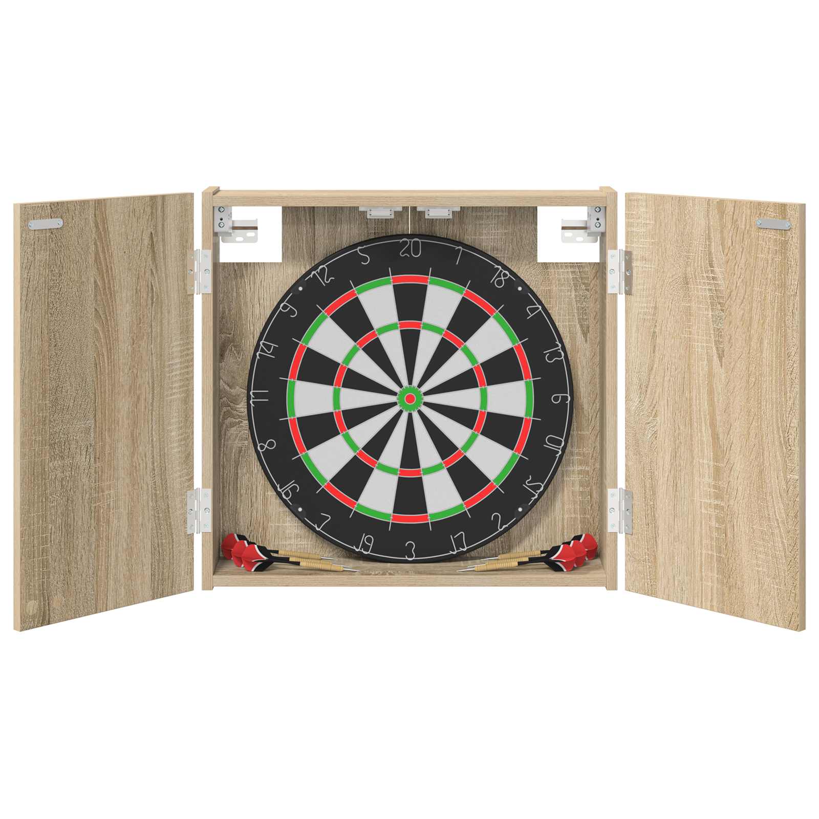 Dartbord Kabinet Sonoma Eiken 56 x 12 x 53,5 cm Bewerkt hout is nu te koop bij PeponiXL, paradijselijk wonen!