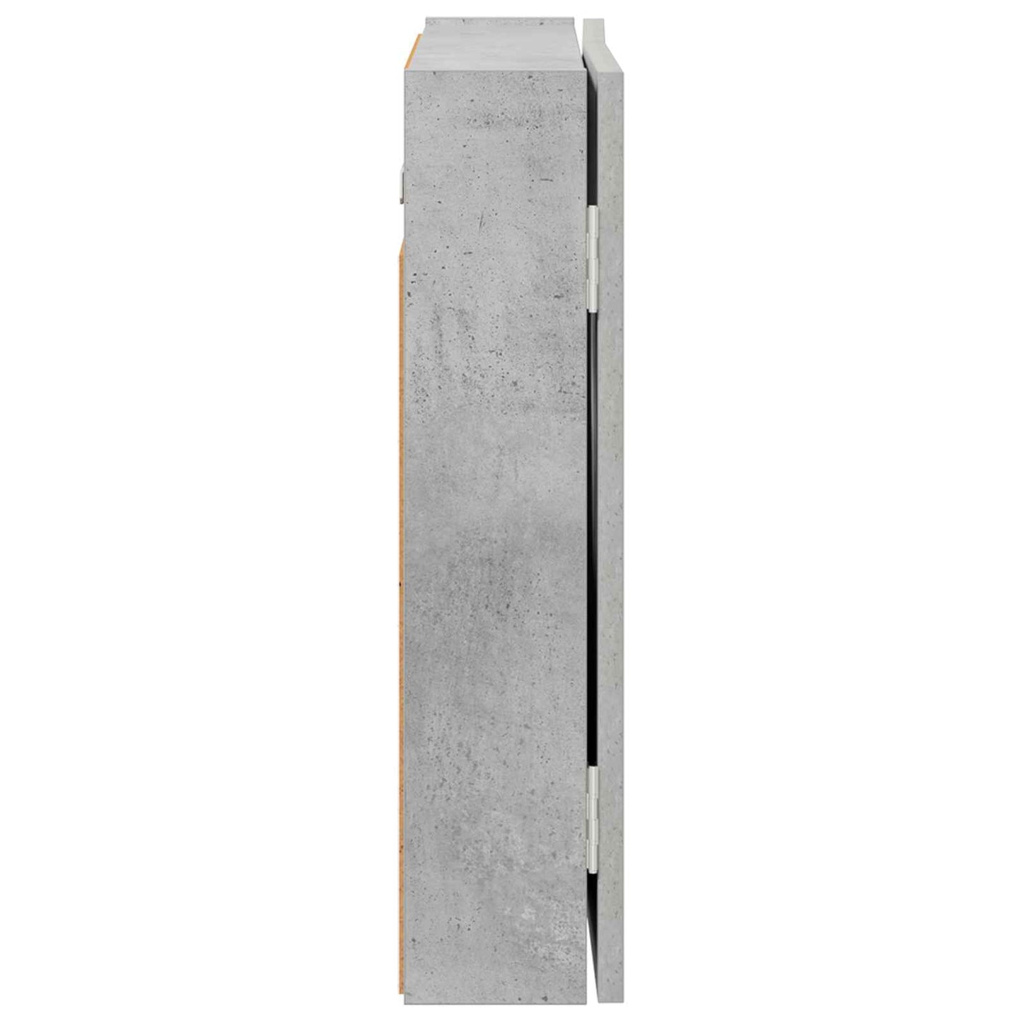Dartbord Kabinet Betongrijs 56 x 12 x 53,5 cm Bewerkt hout is nu te koop bij PeponiXL, paradijselijk wonen!