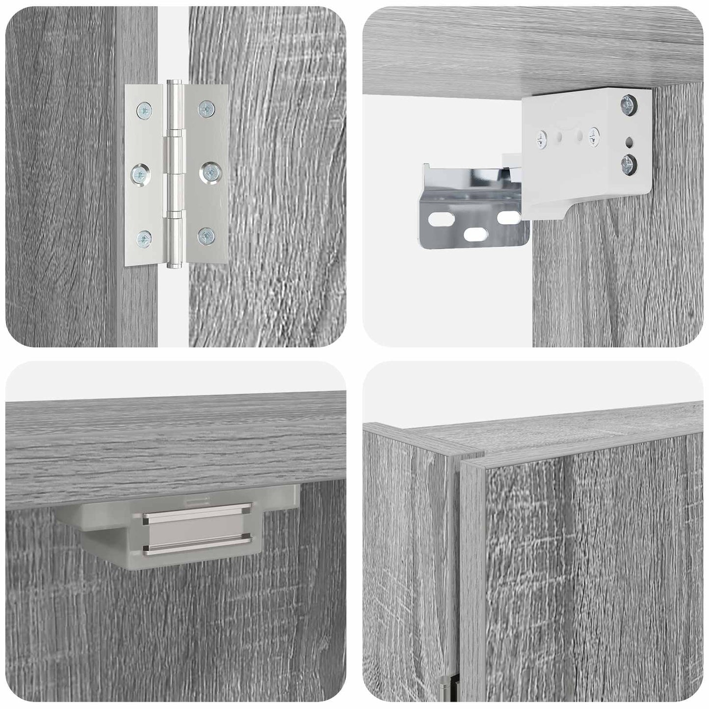 Dartbord Kabinet Grijs Sonoma 56 x 12 x 53,5 cm Bewerkt hout is nu te koop bij PeponiXL, paradijselijk wonen!