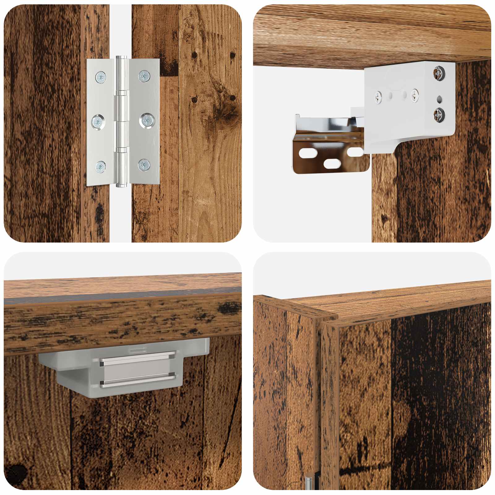 Dartbord Kabinet Oud hout 56 x 12 x 53,5 cm Bewerkt hout is nu te koop bij PeponiXL, paradijselijk wonen!