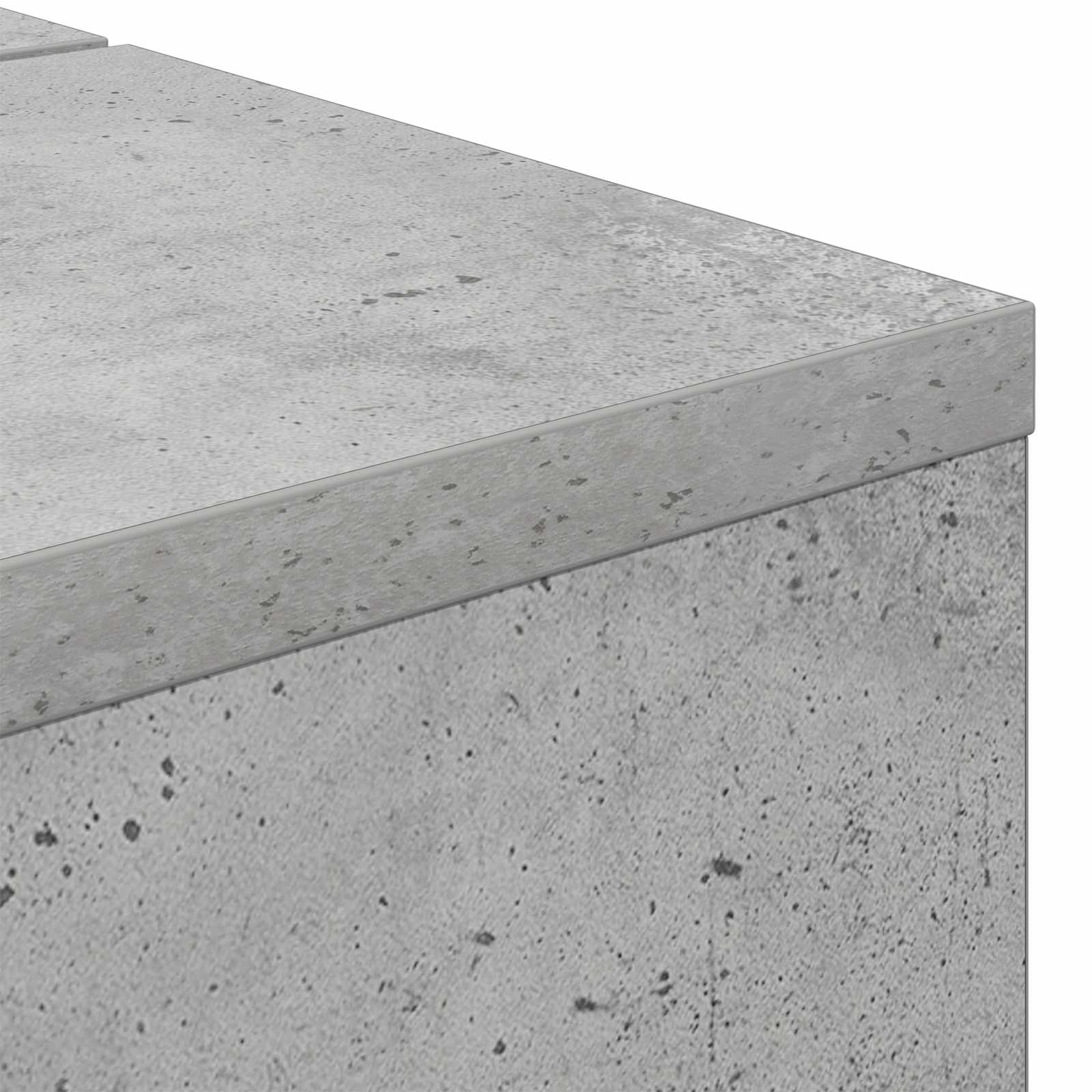 studiobureau Betongrijs 152 x 40 x 19,5 cm Bewerkt hout is nu te koop bij PeponiXL, paradijselijk wonen!