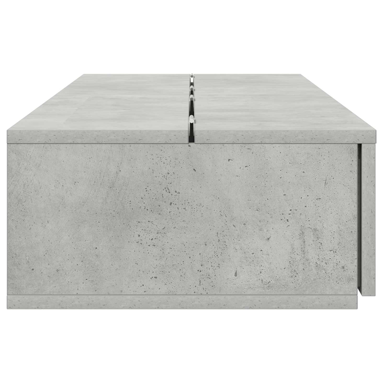 studiobureau Betongrijs 152 x 40 x 19,5 cm Bewerkt hout is nu te koop bij PeponiXL, paradijselijk wonen!