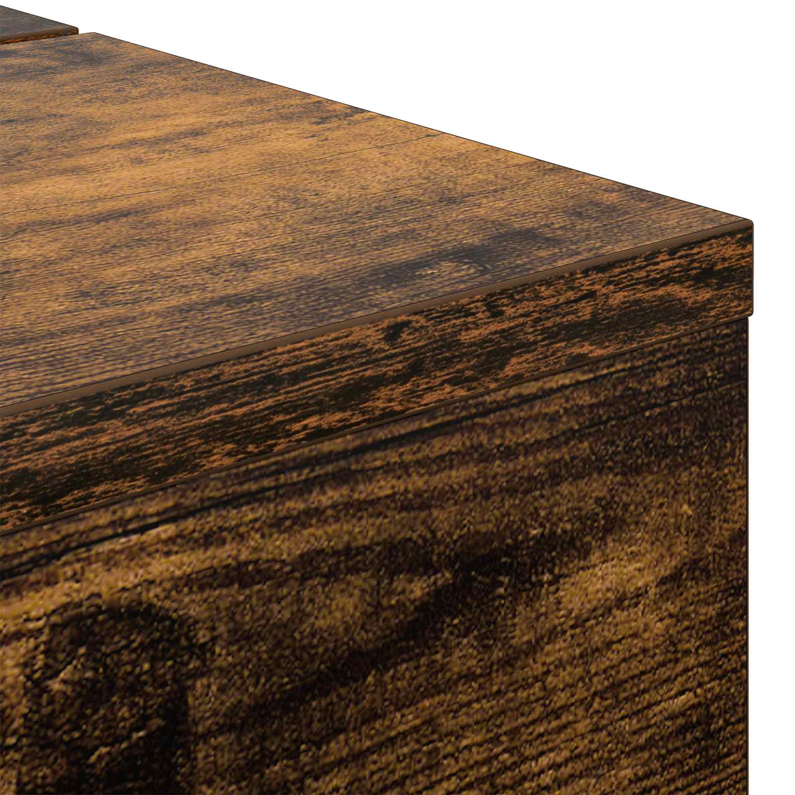 studiobureau Gerookt eiken 152 x 40 x 19,5 cm Bewerkt hout is nu te koop bij PeponiXL, paradijselijk wonen!