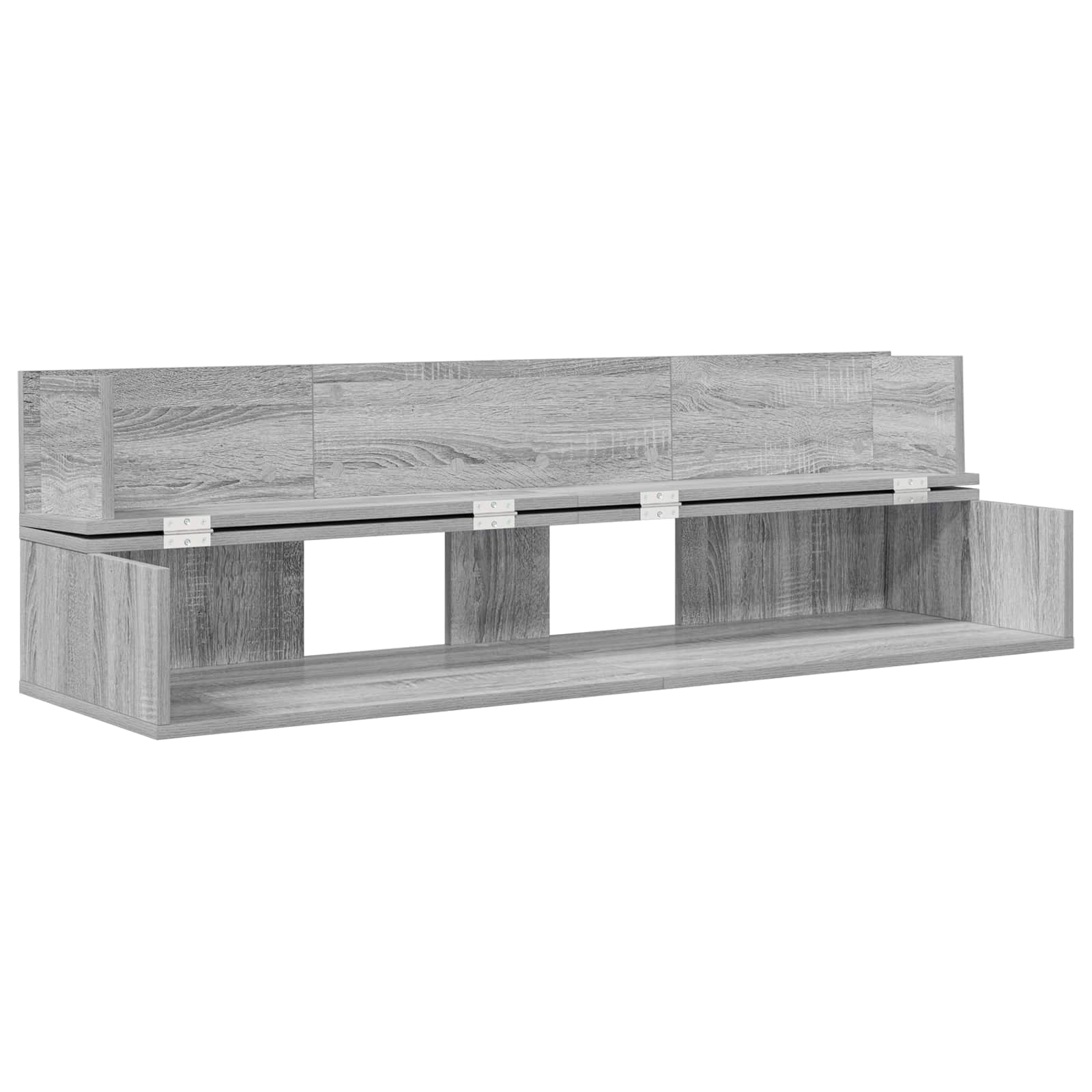 studiobureau Grijs Sonoma 152 x 40 x 19,5 cm Bewerkt hout is nu te koop bij PeponiXL, paradijselijk wonen!