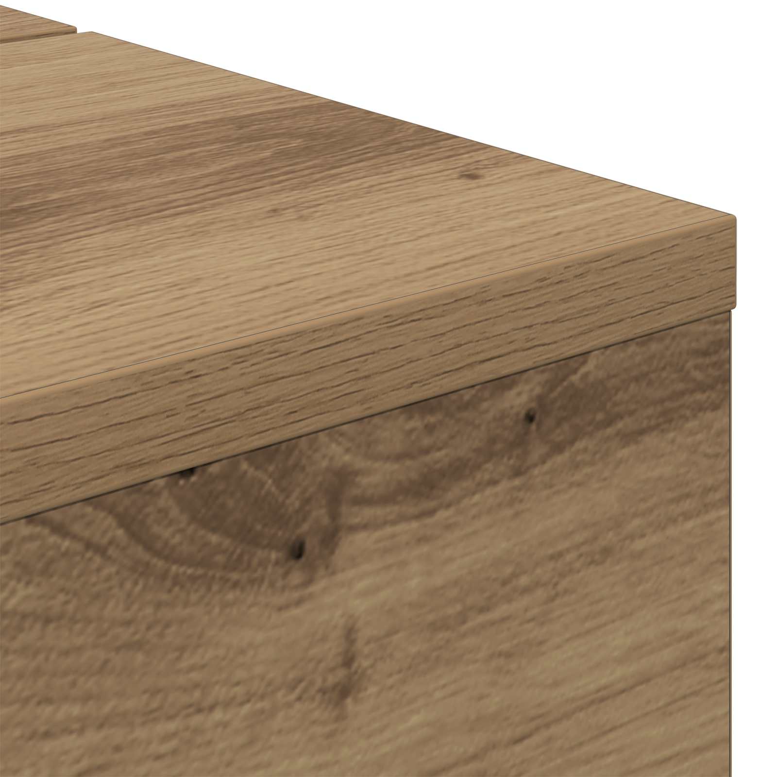 studiobureau Artisanaal eiken 152 x 40 x 19,5 cm Bewerkt hout is nu te koop bij PeponiXL, paradijselijk wonen!