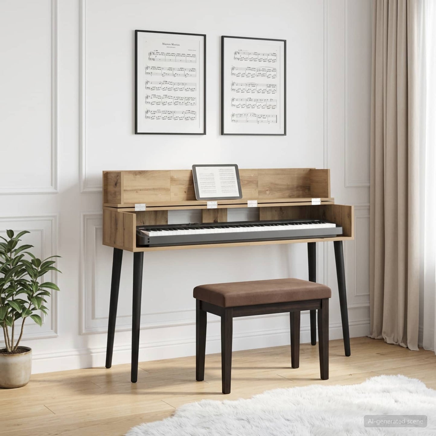 studiobureau Artisanaal eiken 152 x 40 x 19,5 cm Bewerkt hout is nu te koop bij PeponiXL, paradijselijk wonen!