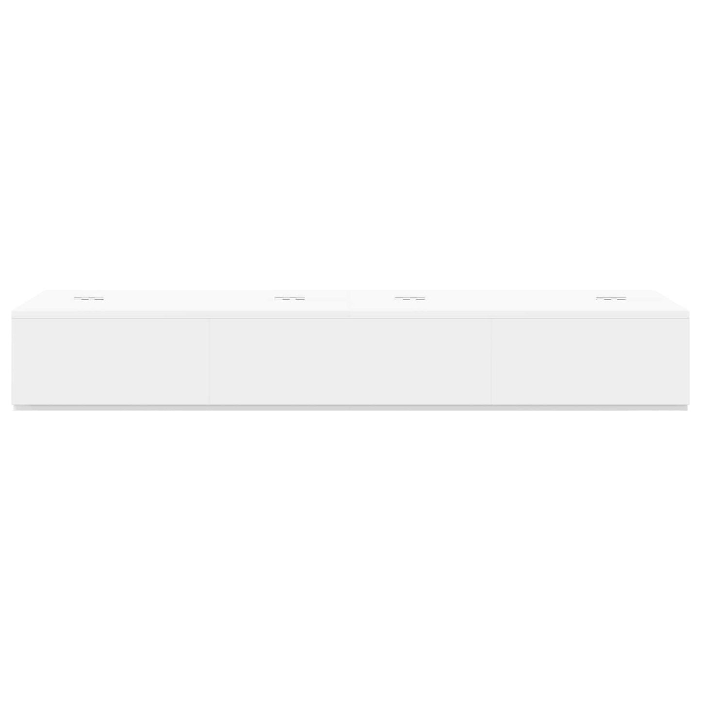 studiobureau Wit 130 x 40 x 19,5 cm Bewerkt hout is nu te koop bij PeponiXL, paradijselijk wonen!