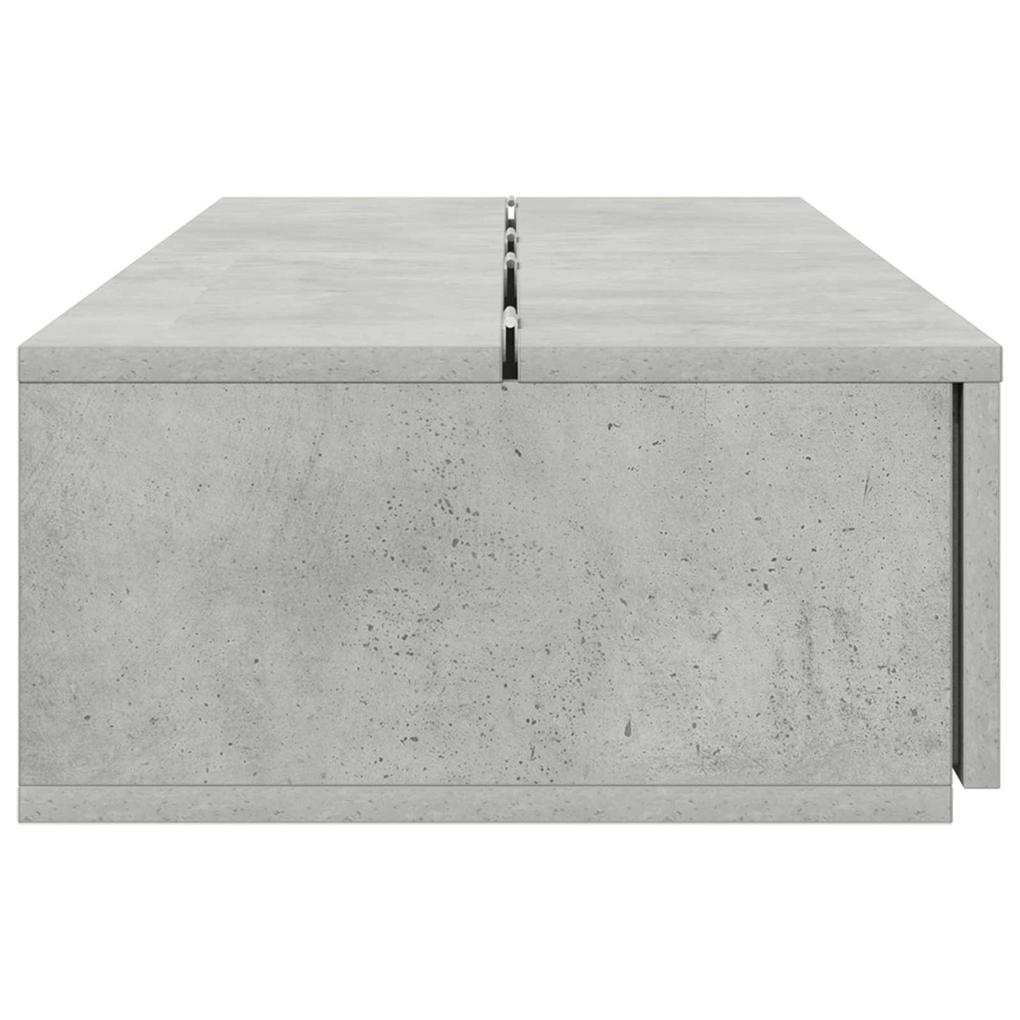 studiobureau Betongrijs 130 x 40 x 19,5 cm Bewerkt hout is nu te koop bij PeponiXL, paradijselijk wonen!