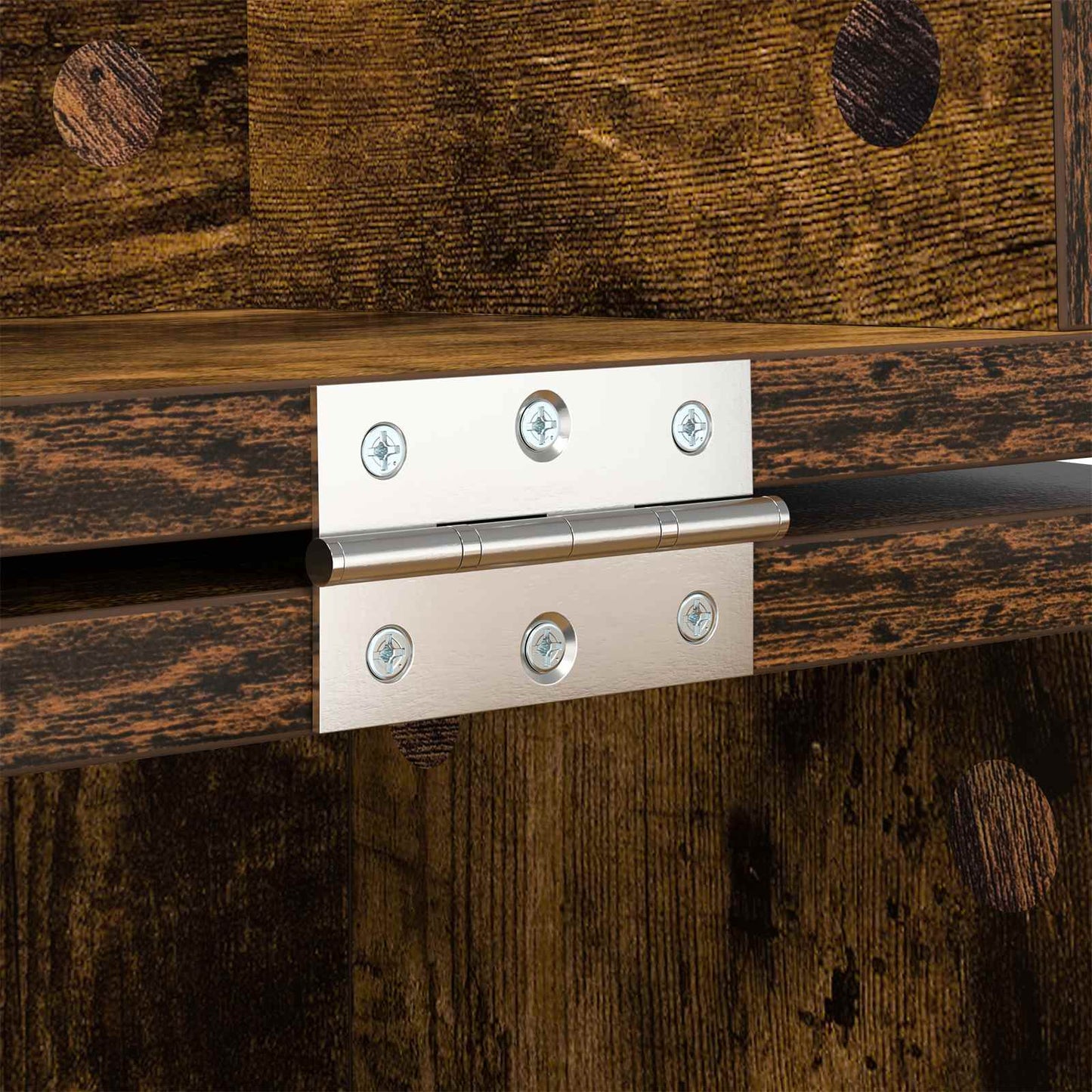 studiobureau Gerookt eiken 130 x 40 x 19,5 cm Bewerkt hout is nu te koop bij PeponiXL, paradijselijk wonen!