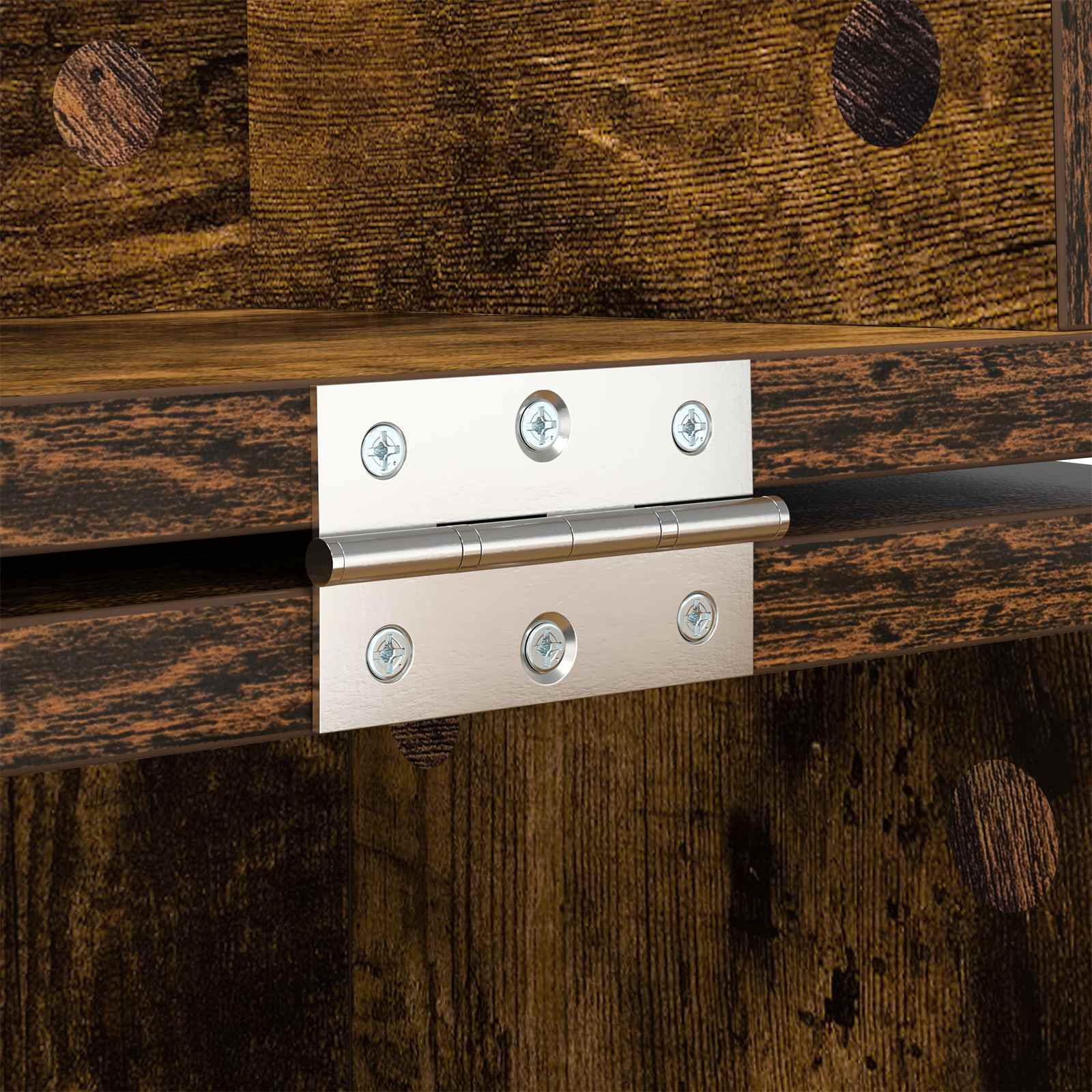 studiobureau Gerookt eiken 130 x 40 x 19,5 cm Bewerkt hout is nu te koop bij PeponiXL, paradijselijk wonen!