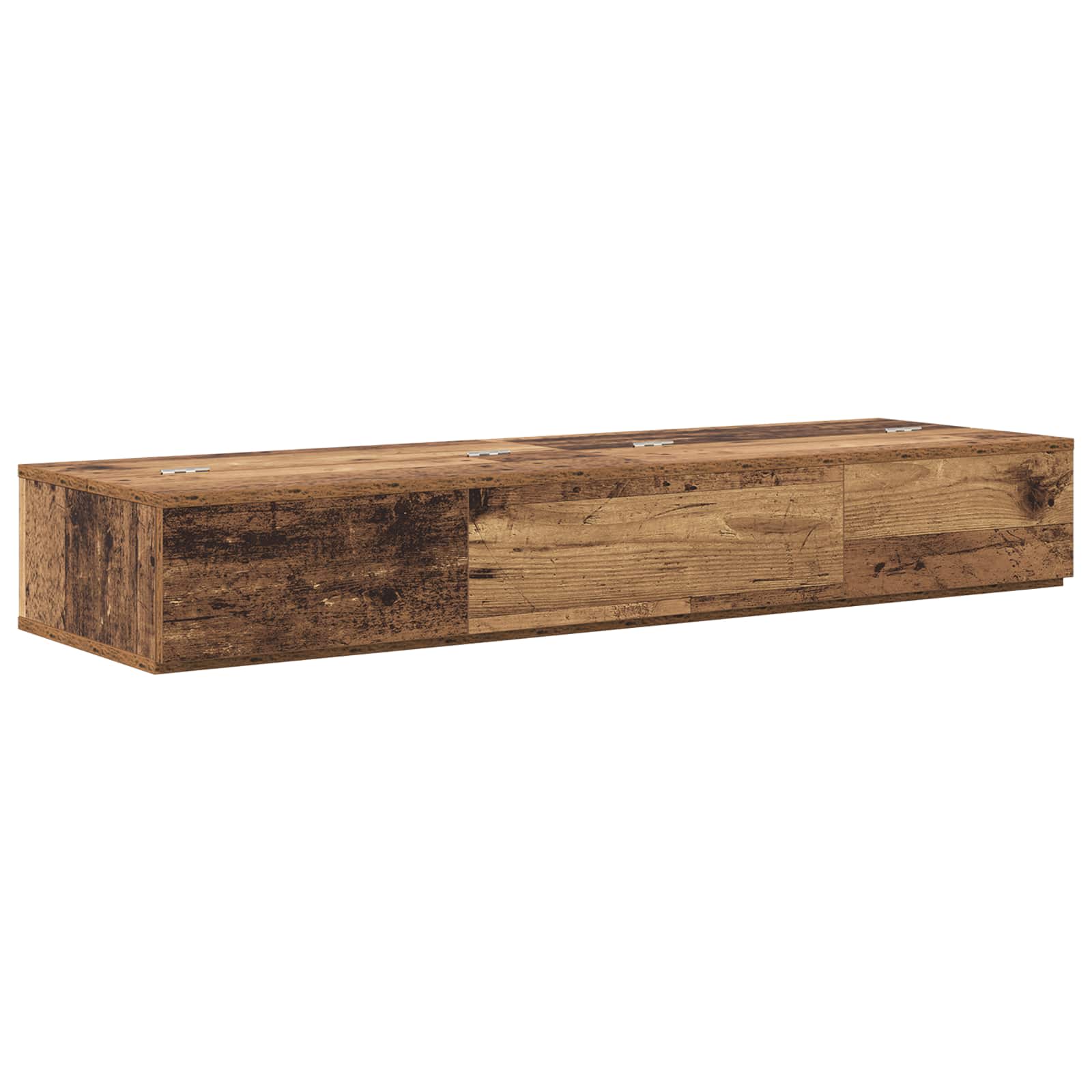 studiobureau Oud hout 130 x 40 x 19,5 cm Bewerkt hout is nu te koop bij PeponiXL, paradijselijk wonen!