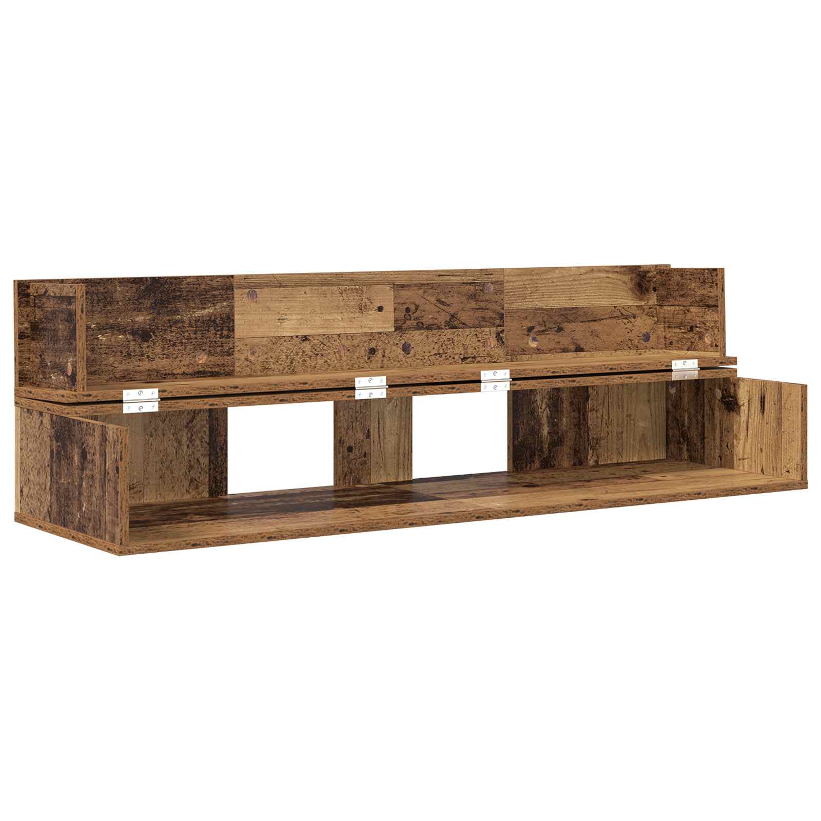 studiobureau Oud hout 130 x 40 x 19,5 cm Bewerkt hout is nu te koop bij PeponiXL, paradijselijk wonen!
