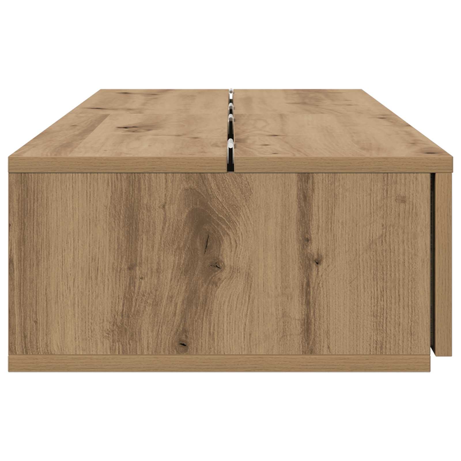 studiobureau Artisanaal eiken 130 x 40 x 19,5 cm Bewerkt hout is nu te koop bij PeponiXL, paradijselijk wonen!
