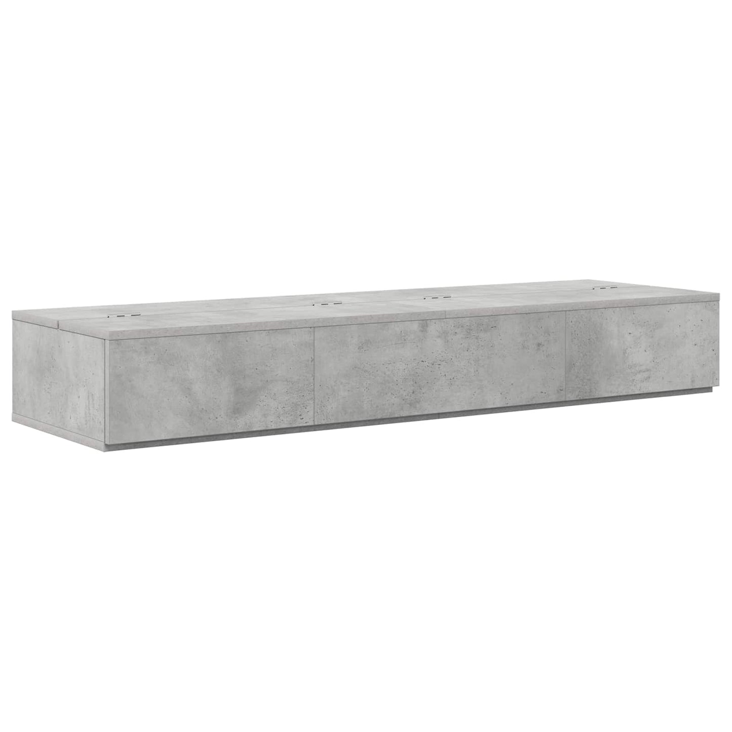 studiobureau Betongrijs 110 x 40 x 19,5 cm Bewerkt hout is nu te koop bij PeponiXL, paradijselijk wonen!