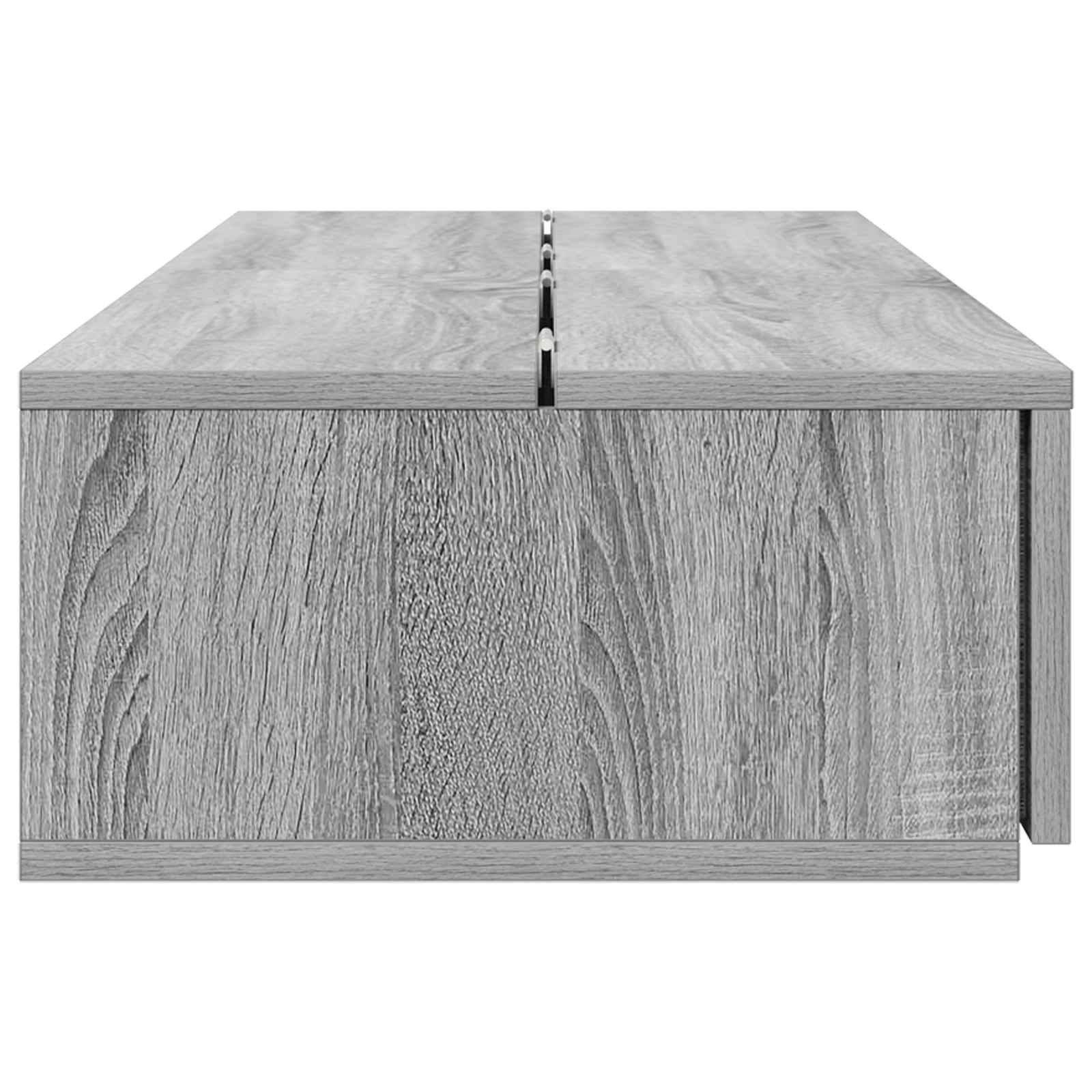 studiobureau Grijs Sonoma 110 x 40 x 19,5 cm Bewerkt hout is nu te koop bij PeponiXL, paradijselijk wonen!