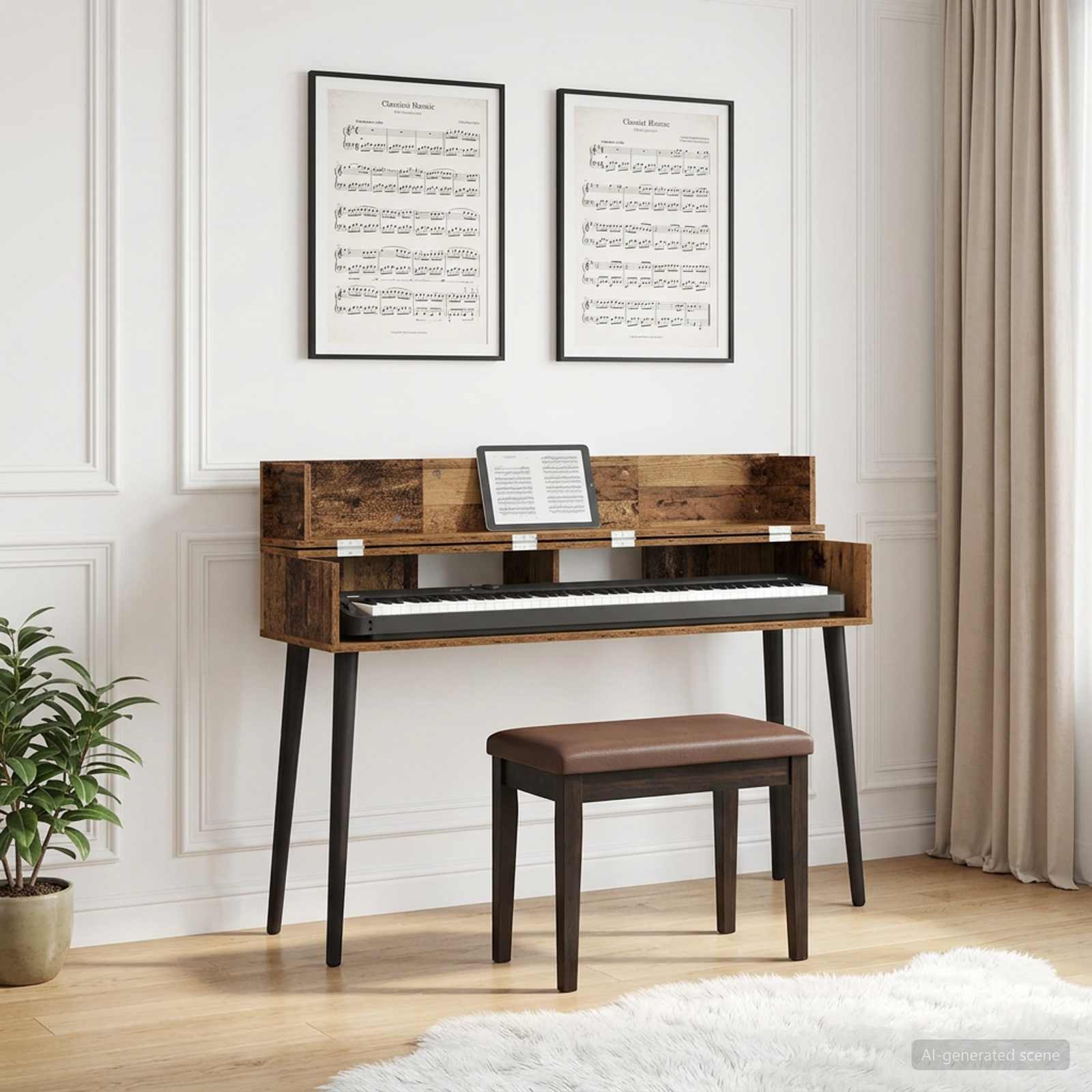 studiobureau Oud hout 110 x 40 x 19,5 cm Bewerkt hout is nu te koop bij PeponiXL, paradijselijk wonen!