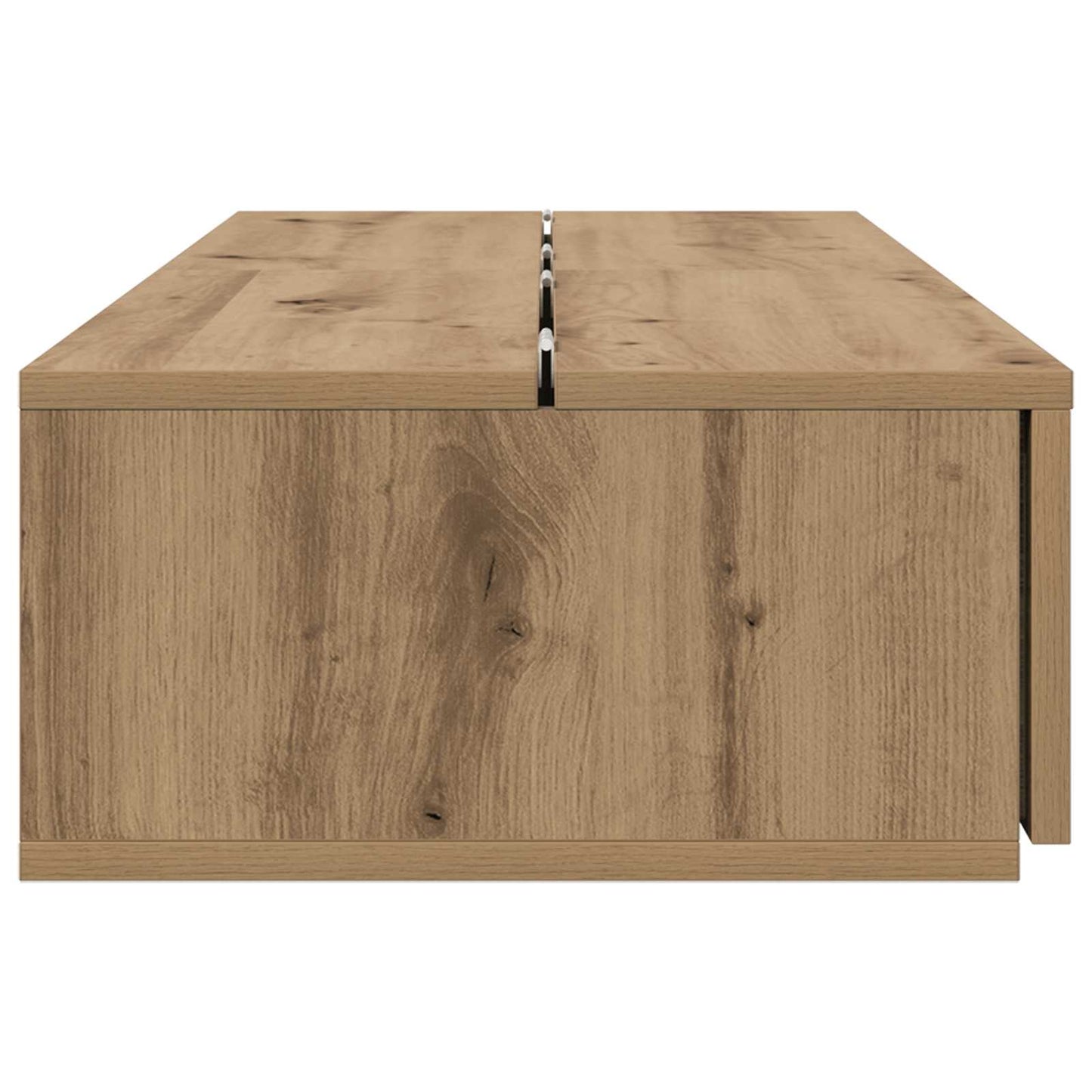 studiobureau Artisanaal eiken 110 x 40 x 19,5 cm Bewerkt hout is nu te koop bij PeponiXL, paradijselijk wonen!