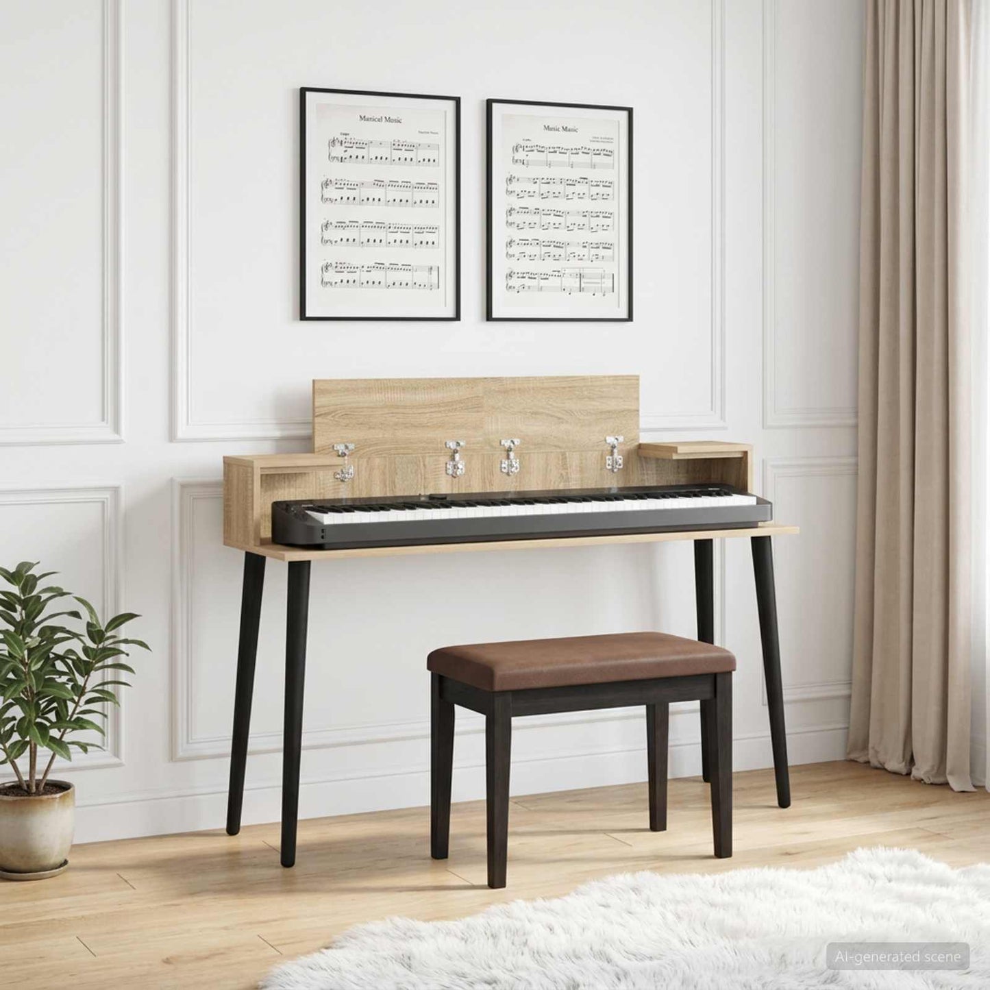 studiobureau Sonoma 152 x 36 x 19,5 cm Bewerkt hout is nu te koop bij PeponiXL, paradijselijk wonen!