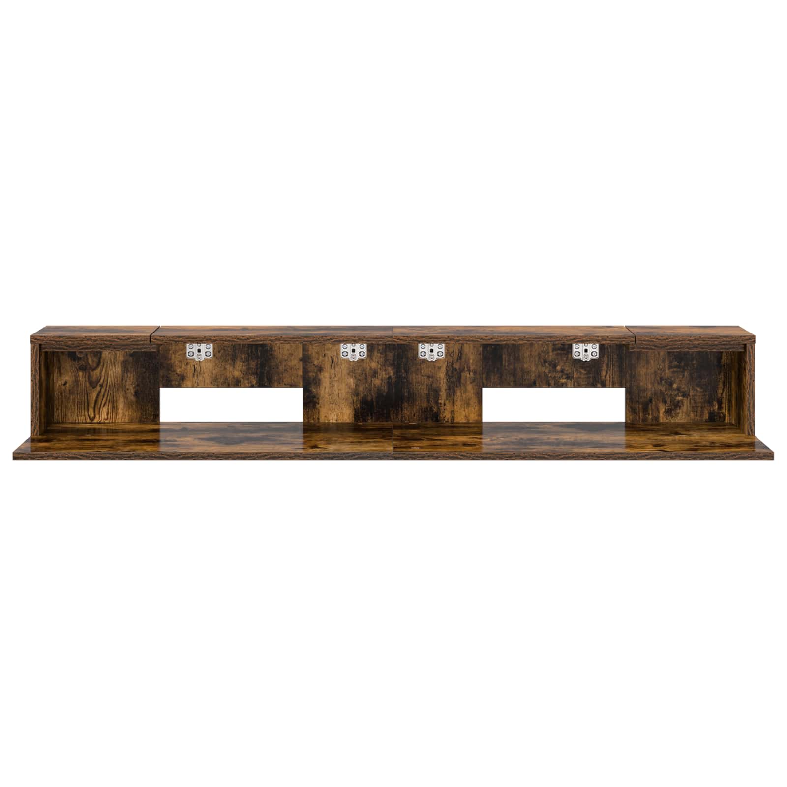 studiobureau Gerookt eiken 152 x 36 x 19,5 cm Bewerkt hout is nu te koop bij PeponiXL, paradijselijk wonen!