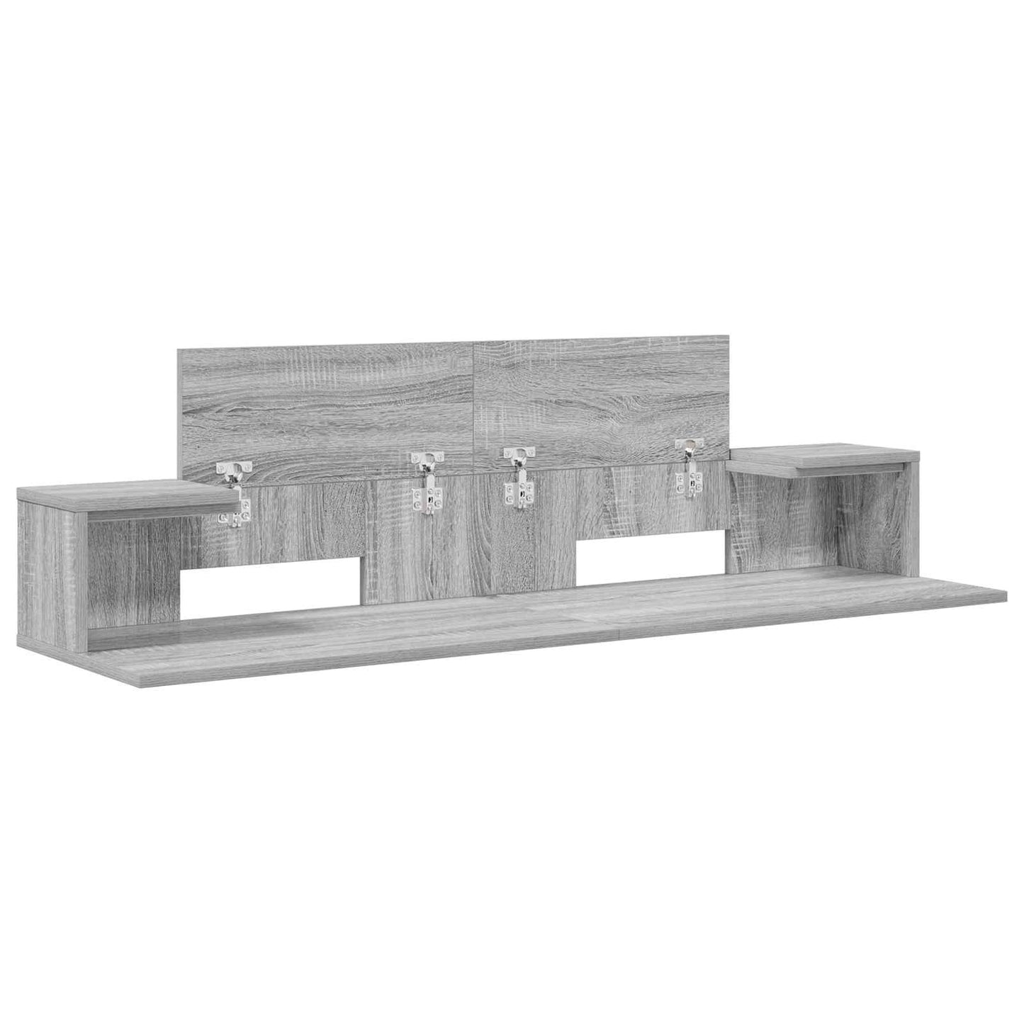 studiobureau Grijs Sonoma 152 x 36 x 19,5 cm Bewerkt hout is nu te koop bij PeponiXL, paradijselijk wonen!