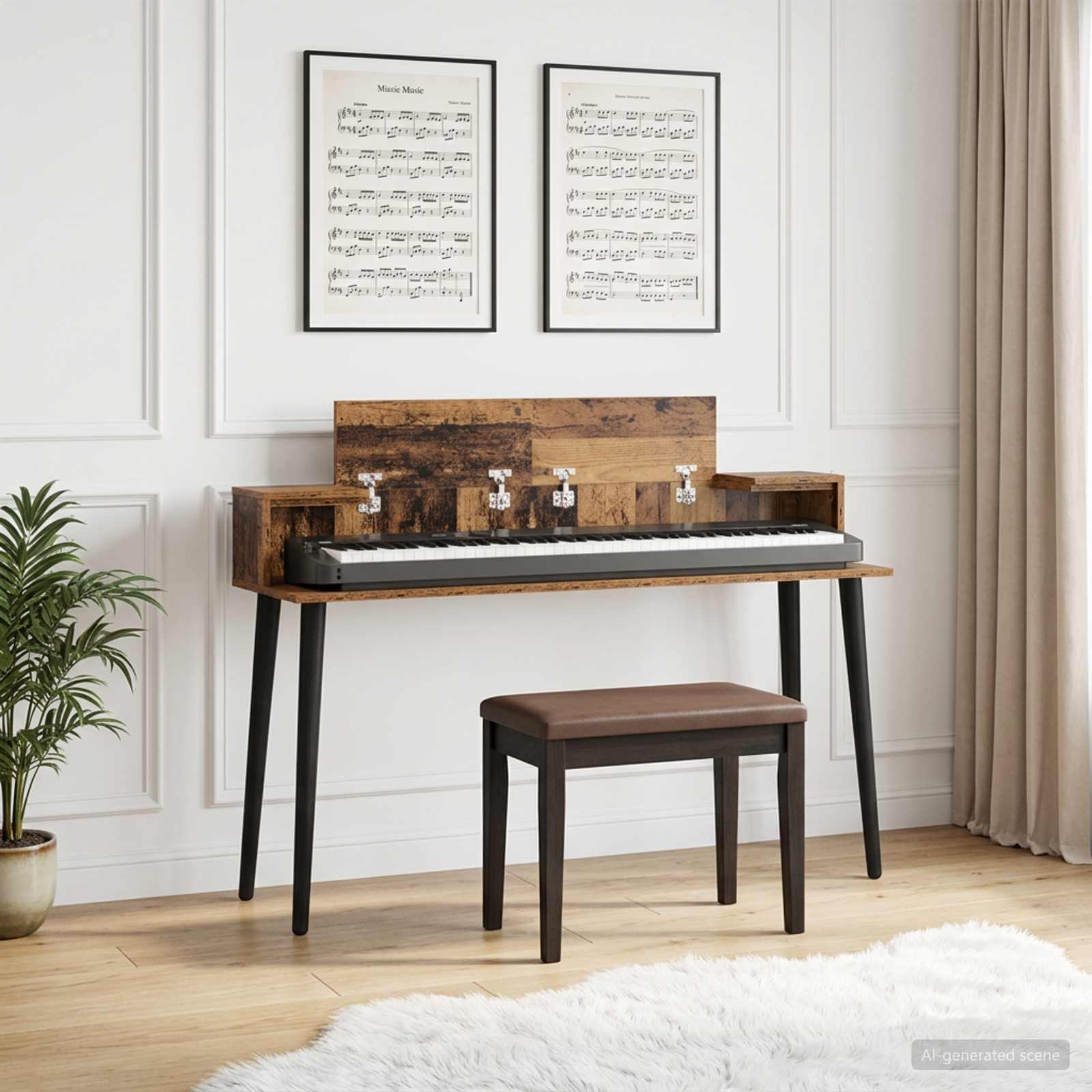 studiobureau Oud hout 152 x 36 x 19,5 cm Bewerkt hout is nu te koop bij PeponiXL, paradijselijk wonen!
