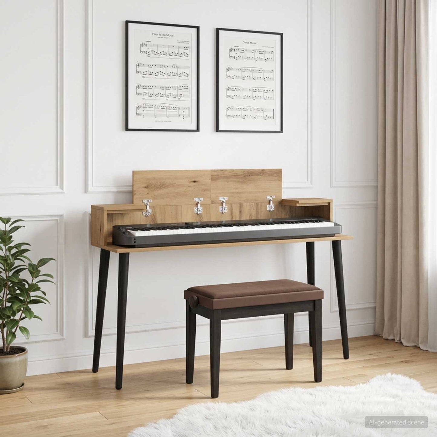 studiobureau Artisanaal eiken 152 x 36 x 19,5 cm Bewerkt hout is nu te koop bij PeponiXL, paradijselijk wonen!