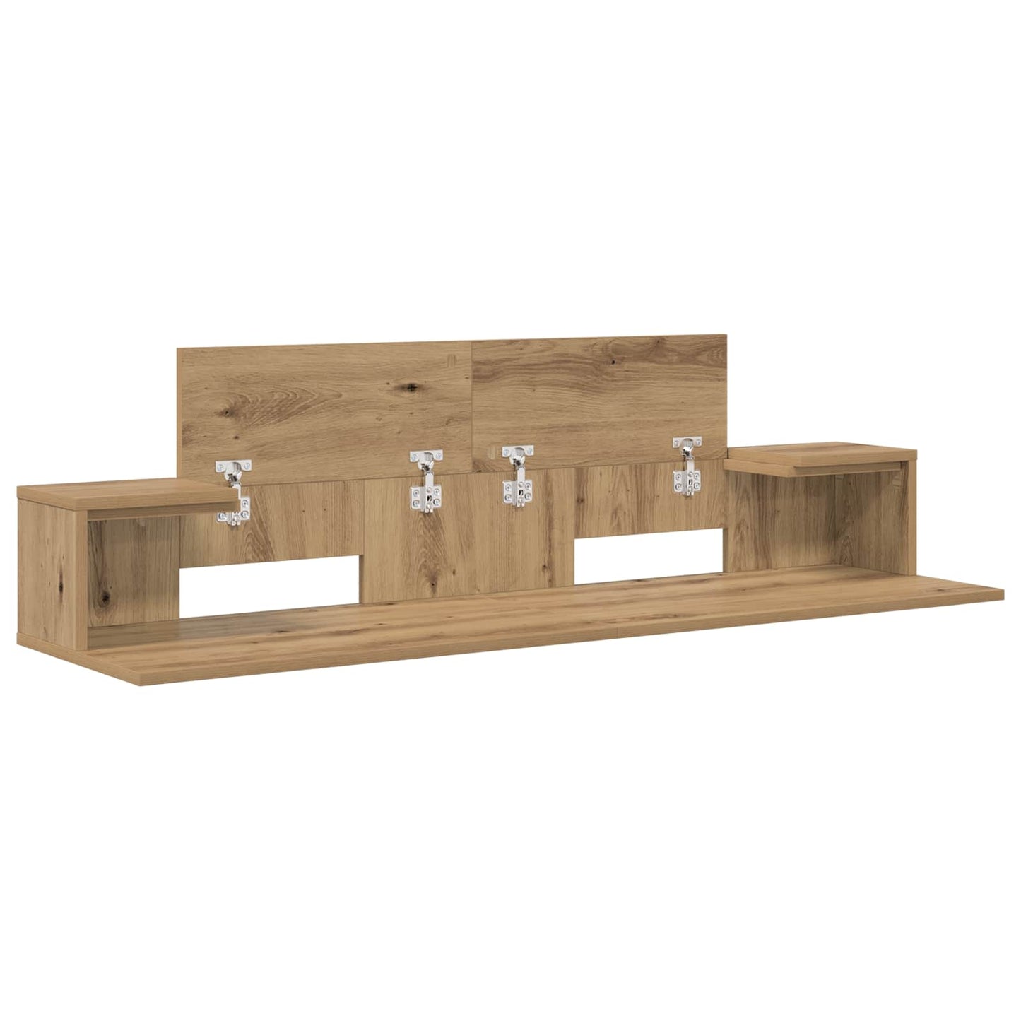 studiobureau Artisanaal eiken 152 x 36 x 19,5 cm Bewerkt hout is nu te koop bij PeponiXL, paradijselijk wonen!