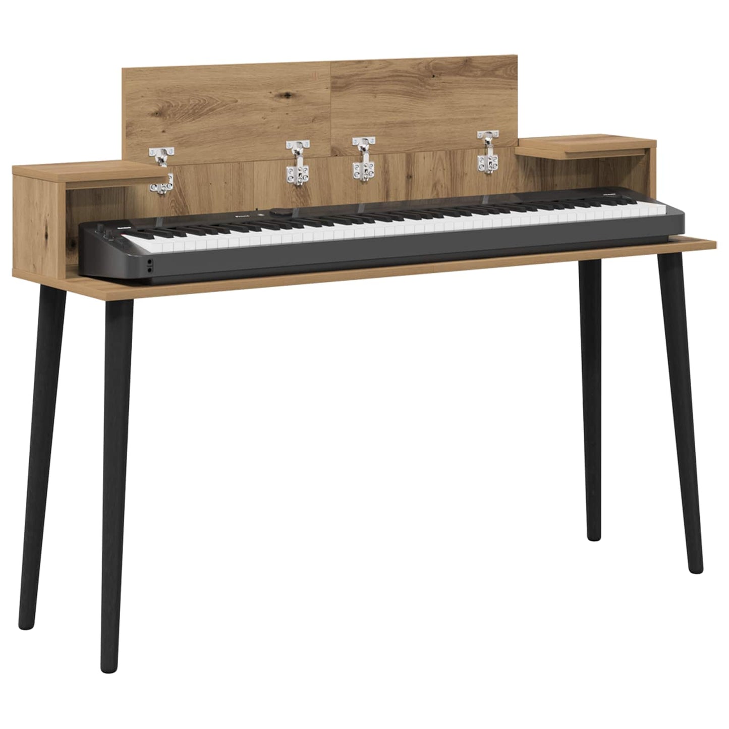 studiobureau Artisanaal eiken 130 x 36 x 19,5 cm Bewerkt hout is nu te koop bij PeponiXL, paradijselijk wonen!