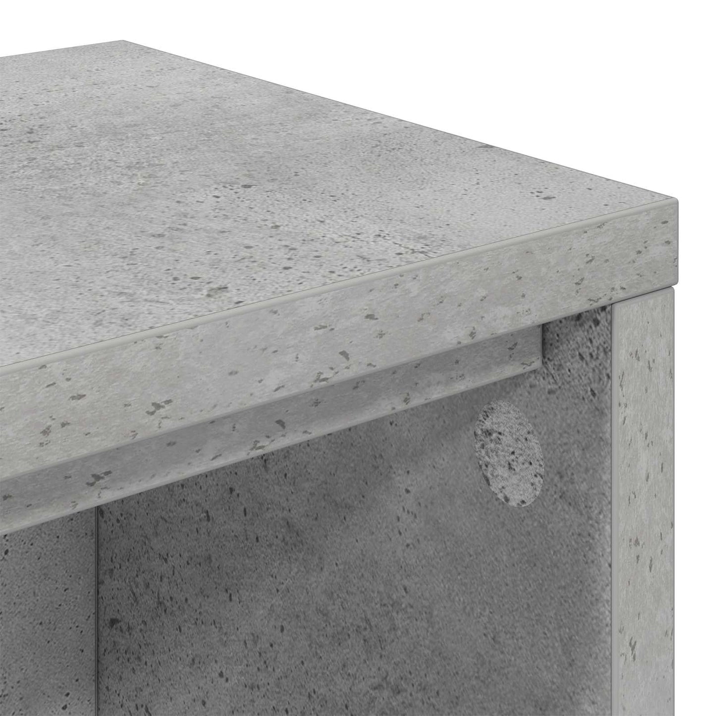 studiobureau Betongrijs 110 x 36 x 19,5 cm Bewerkt hout is nu te koop bij PeponiXL, paradijselijk wonen!