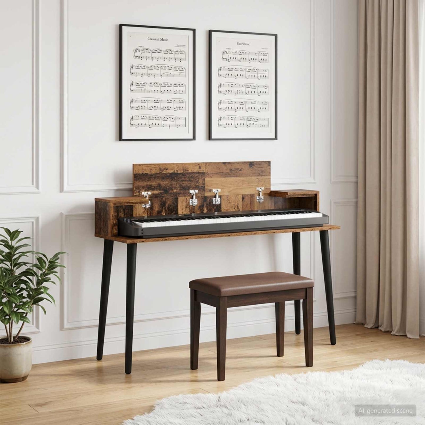 studiobureau Oud hout 110 x 36 x 19,5 cm Bewerkt hout is nu te koop bij PeponiXL, paradijselijk wonen!
