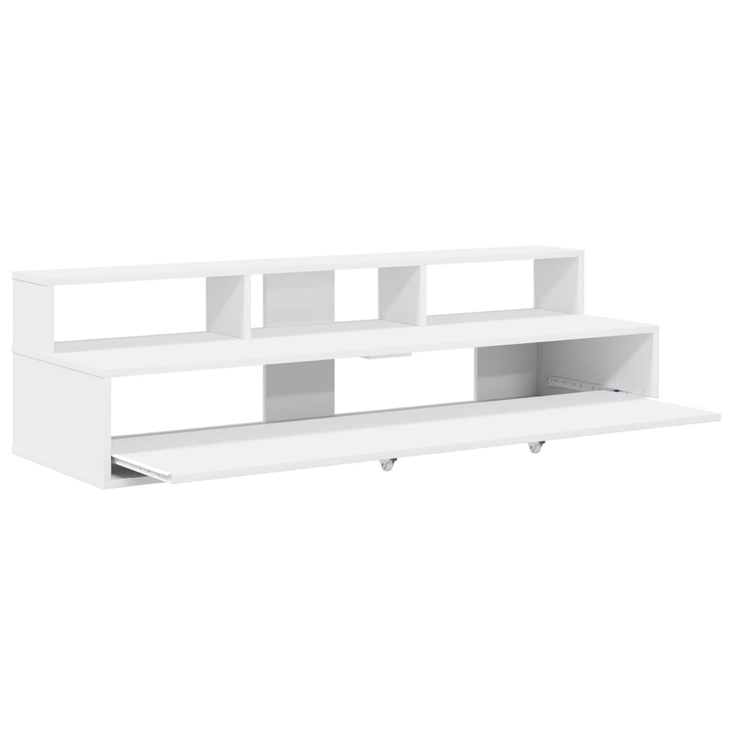 Studiebureau Wit 152 x 42,5 x 36 cm Bewerkt hout is nu te koop bij PeponiXL, paradijselijk wonen!