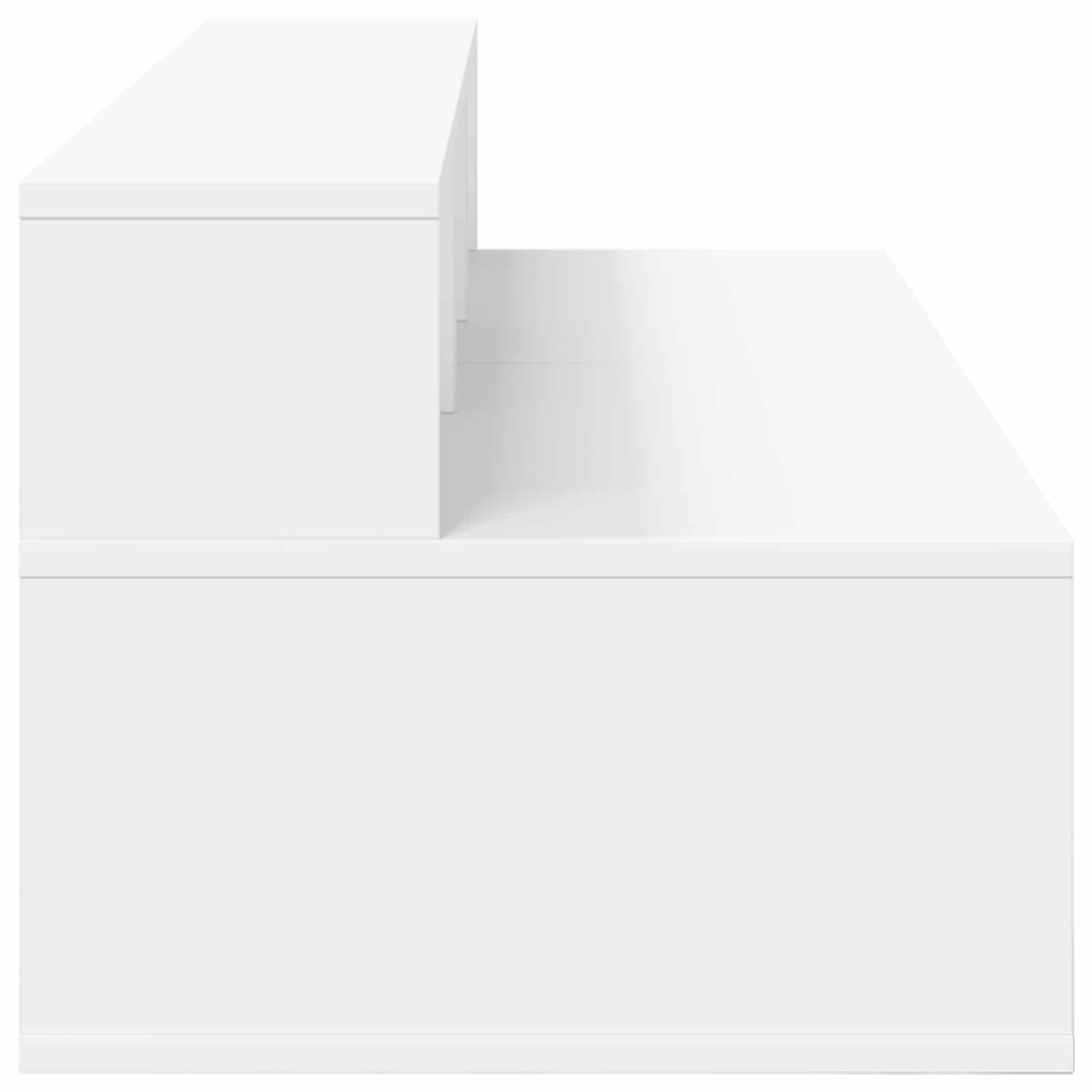 Studiebureau Wit 152 x 42,5 x 36 cm Bewerkt hout is nu te koop bij PeponiXL, paradijselijk wonen!