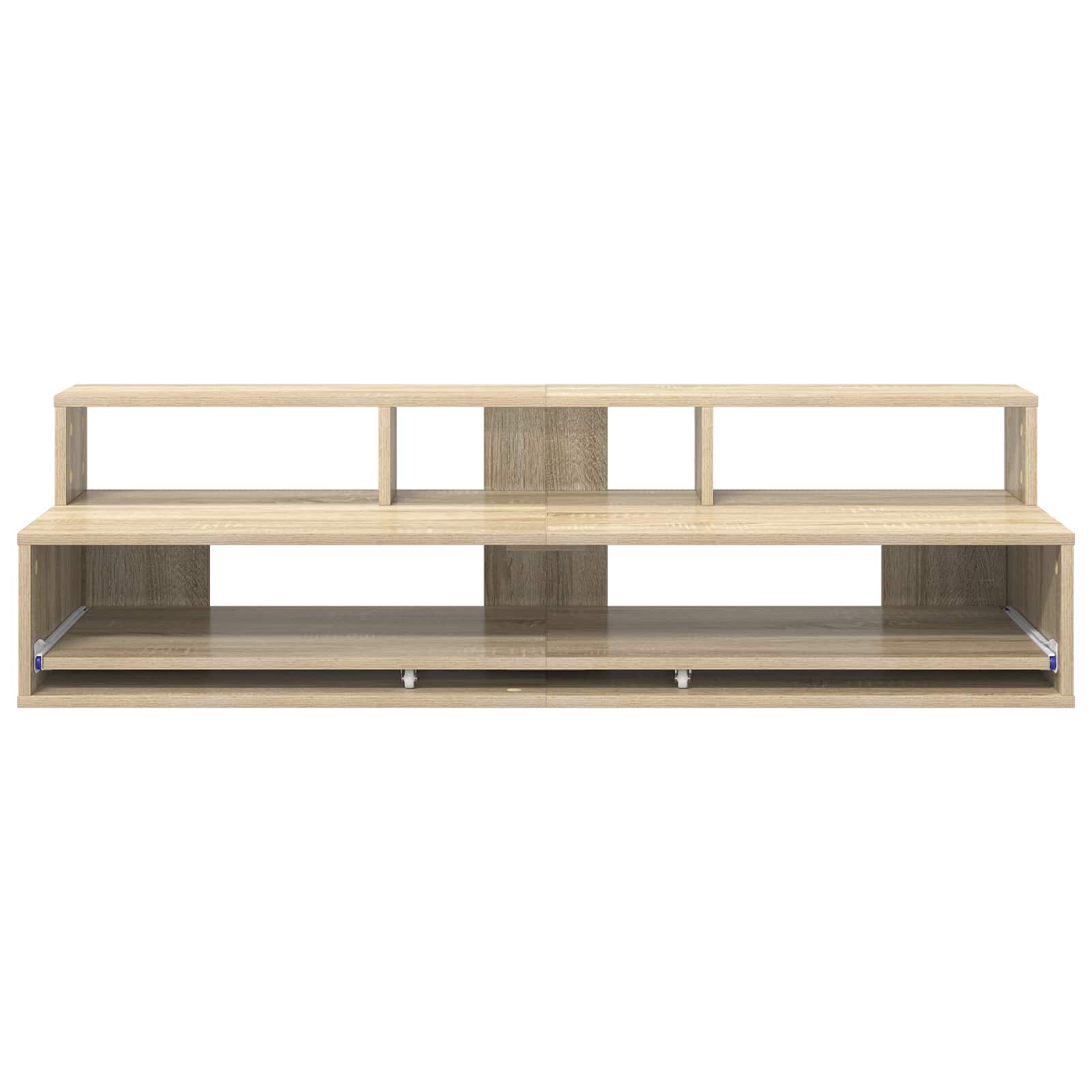 Studiebureau Sonoma Eiken 152 x 42,5 x 36 cm Bewerkt hout is nu te koop bij PeponiXL, paradijselijk wonen!