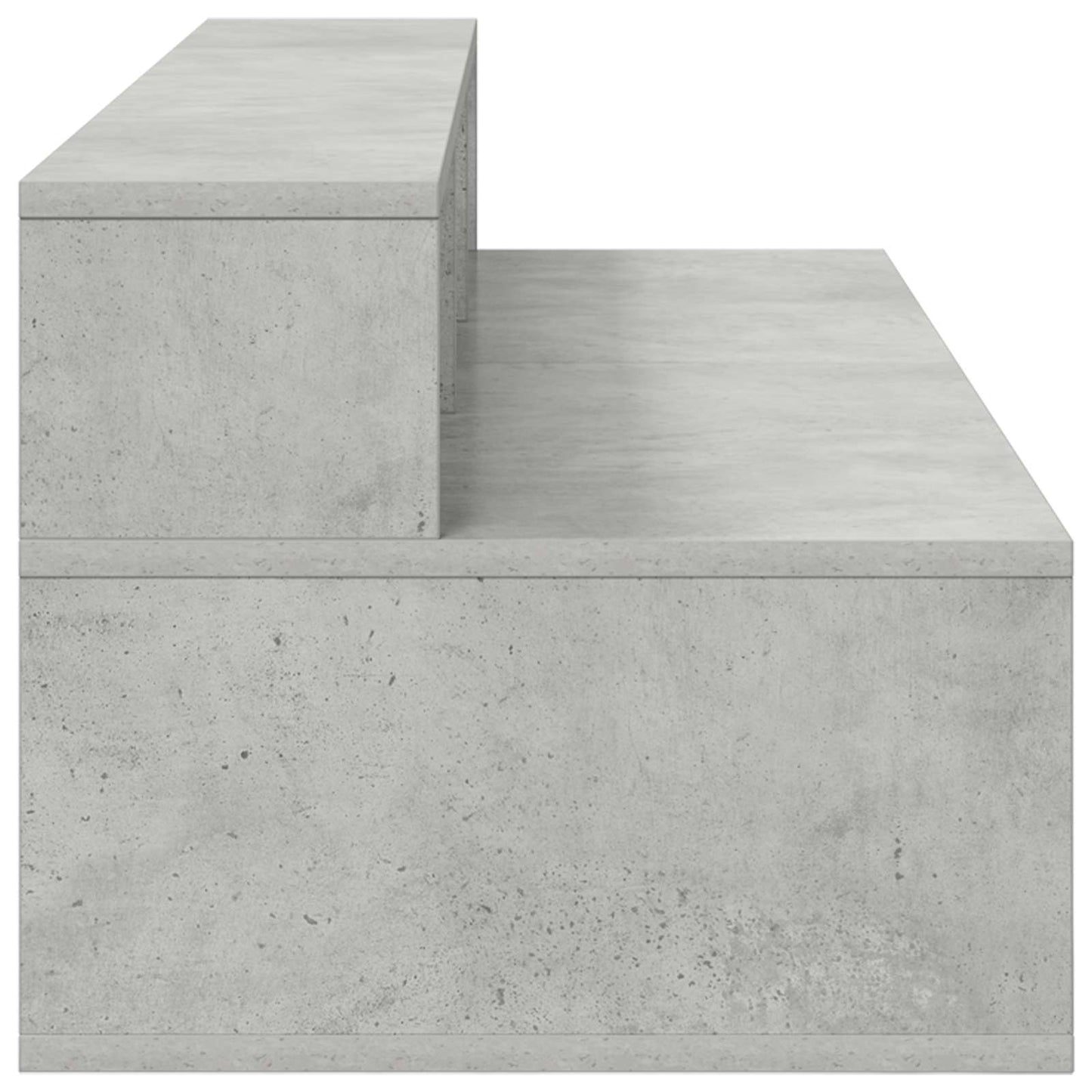 Studiebureau Betongrijs 152 x 42,5 x 36 cm Bewerkt hout is nu te koop bij PeponiXL, paradijselijk wonen!