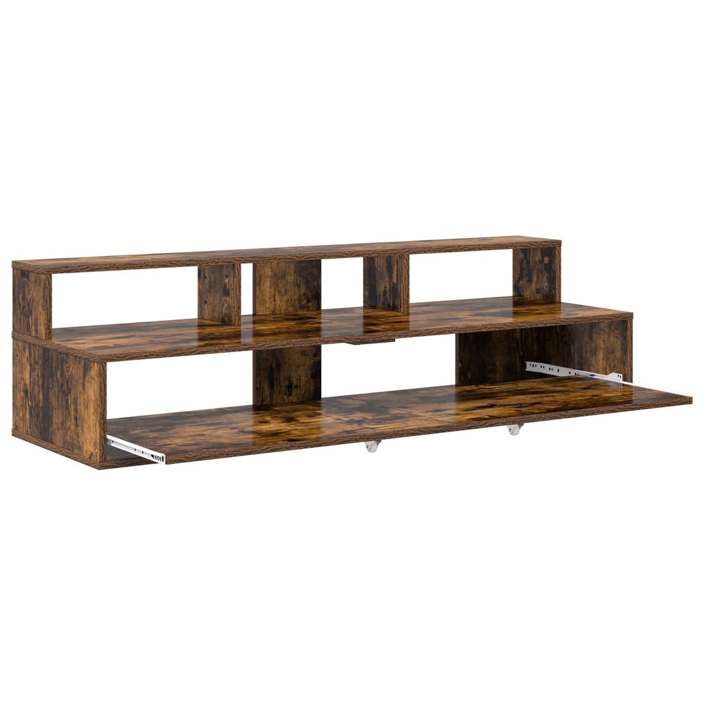 Studiebureau Gerookt eiken 152 x 42,5 x 36 cm Bewerkt hout is nu te koop bij PeponiXL, paradijselijk wonen!