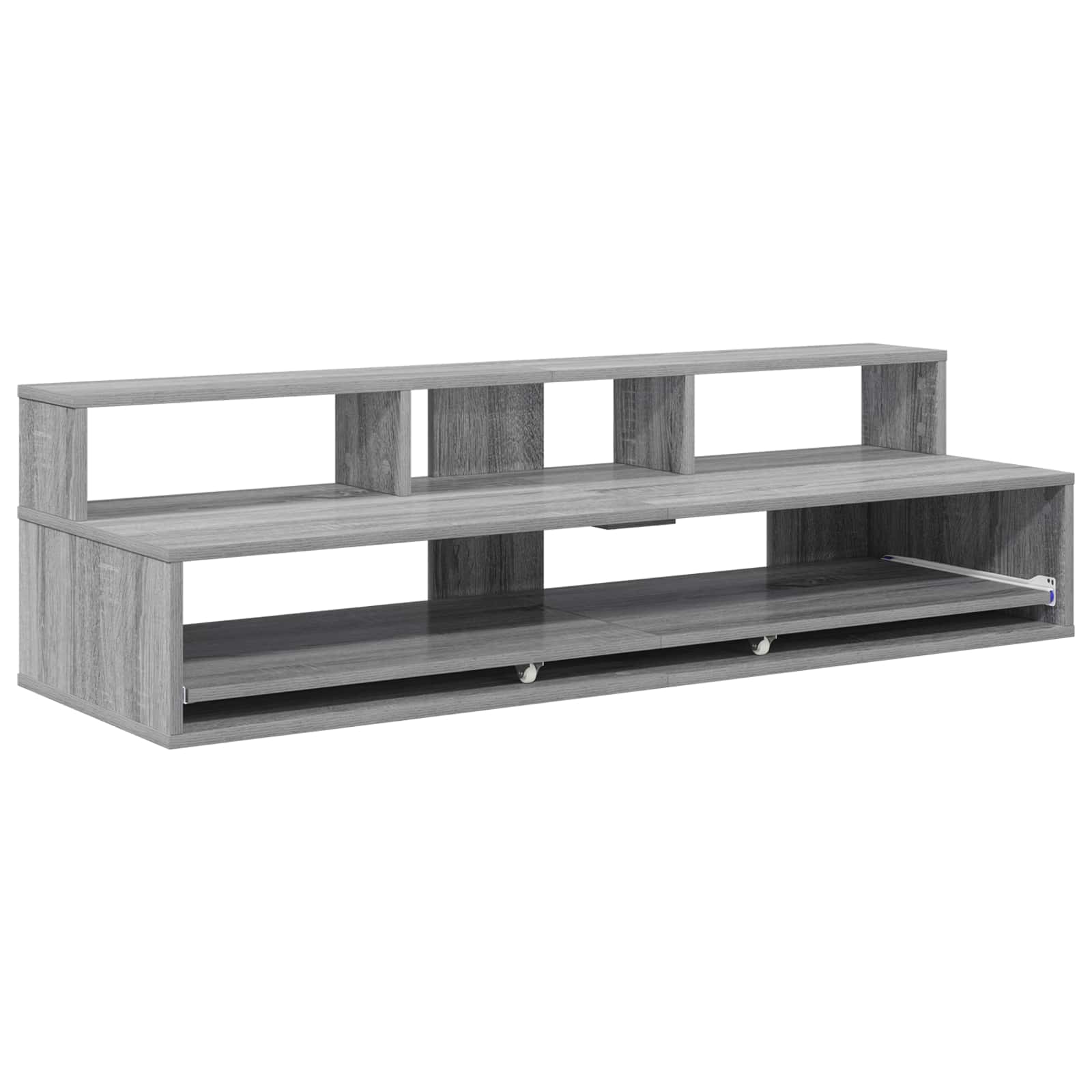 Studiebureau Grijs Sonoma 152 x 42,5 x 36 cm Bewerkt hout is nu te koop bij PeponiXL, paradijselijk wonen!