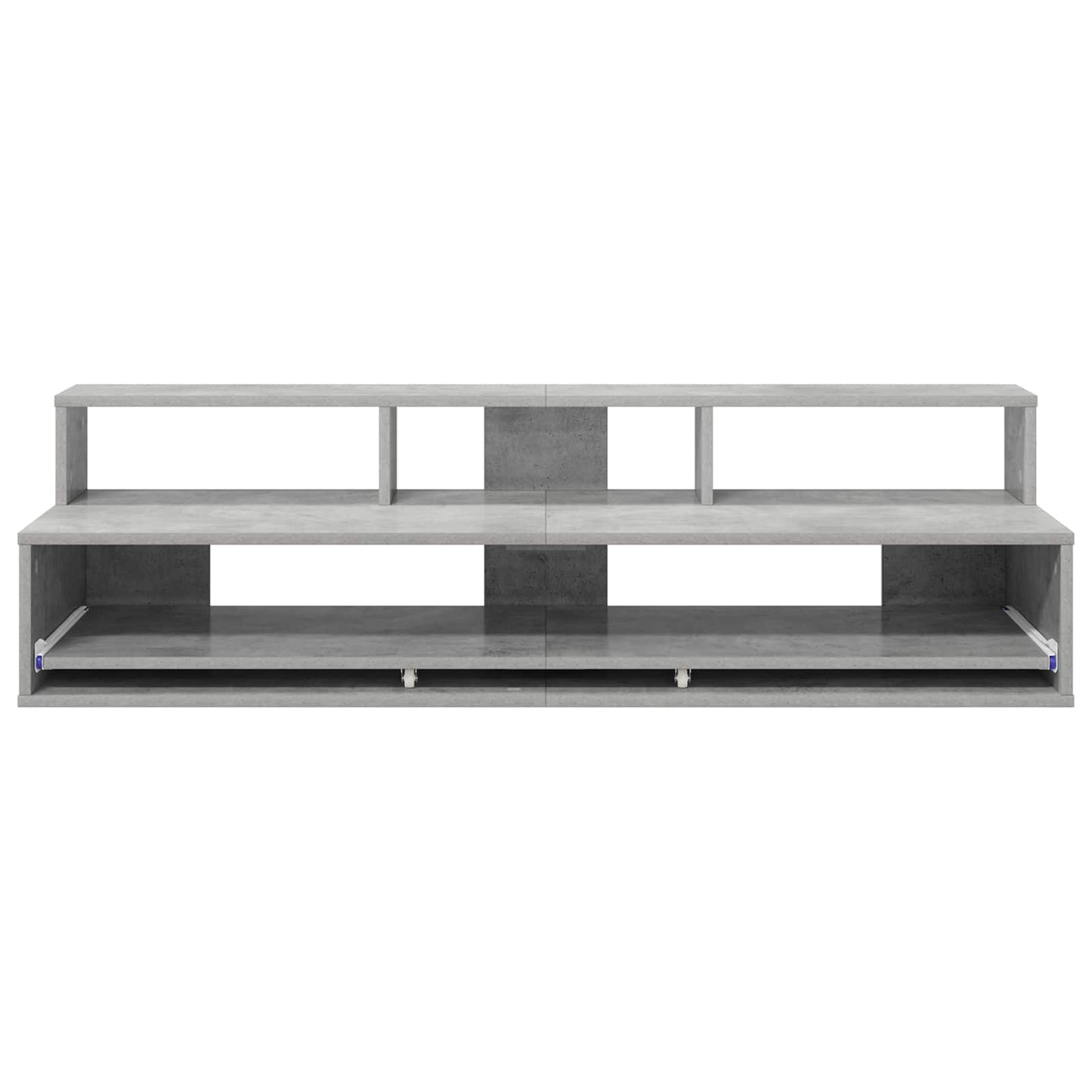 Studiebureau Betongrijs 130 x 42,5 x 36 cm Bewerkt hout is nu te koop bij PeponiXL, paradijselijk wonen!