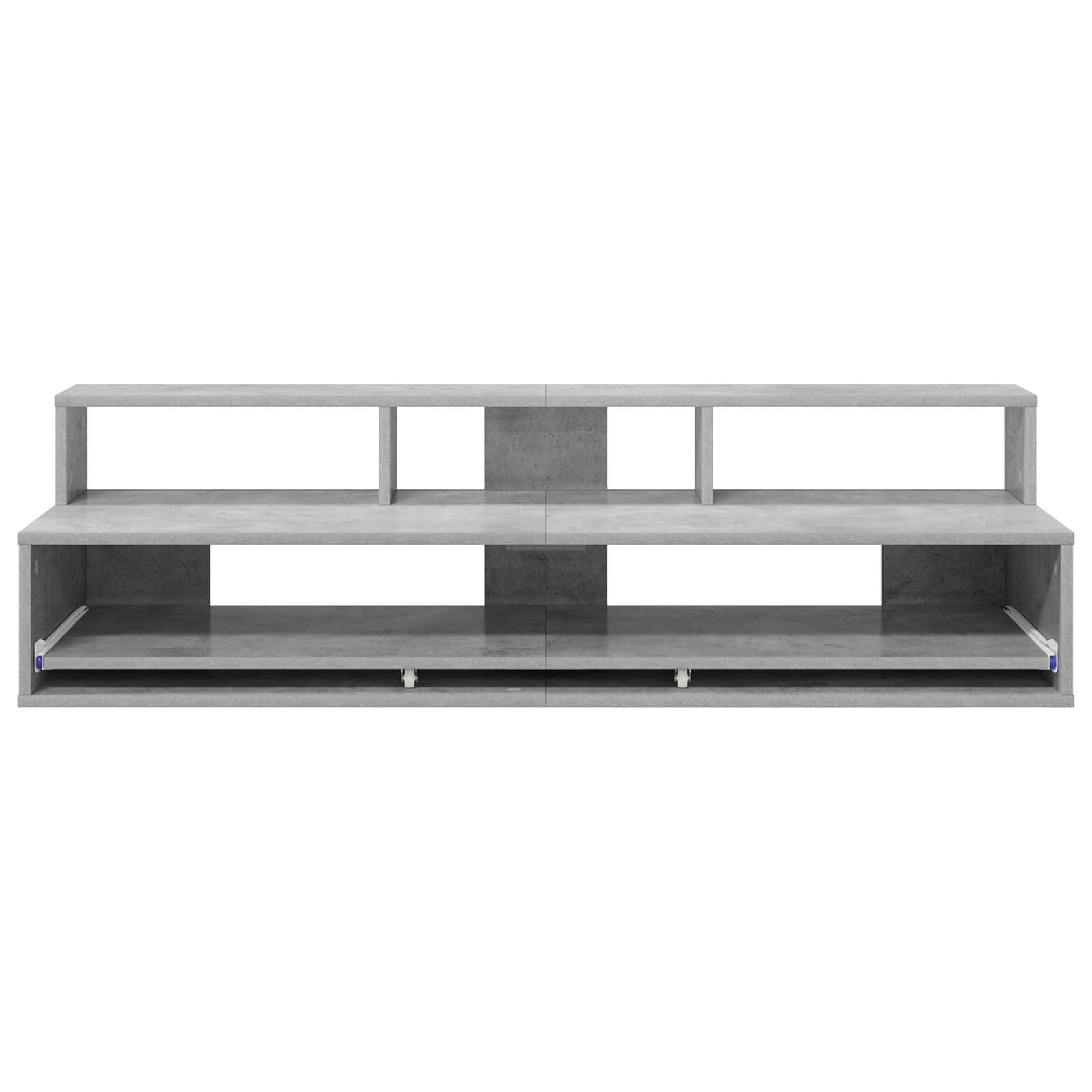 Studiebureau Betongrijs 130 x 42,5 x 36 cm Bewerkt hout is nu te koop bij PeponiXL, paradijselijk wonen!